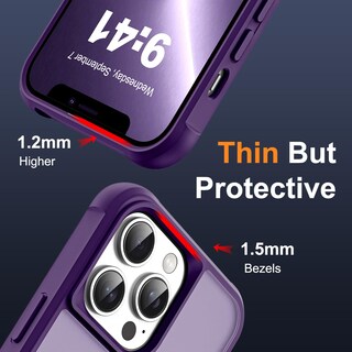 Foto 6 | Funda De Teléfono Skylmw Compatible Con Iphone 13 Pro 6.1 Púrpura - Venta Internacional.