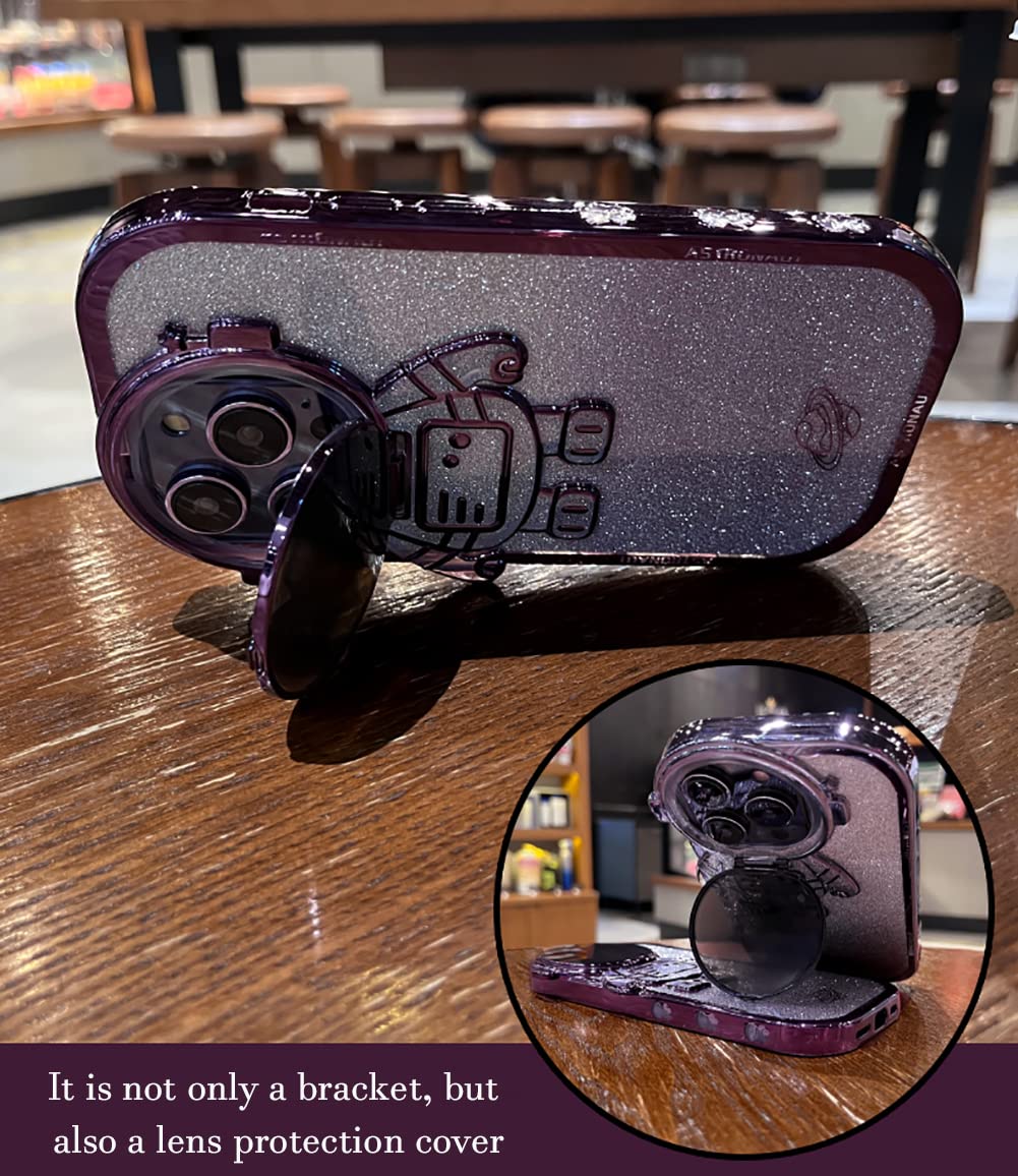 Foto 2 | Funda Para Teléfono Qokcoahn Astronaut Hidden Stand Iphone 16 Pro - Venta Internacional.