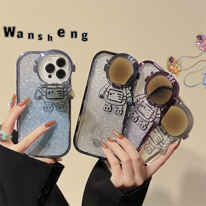 Foto 7 | Funda Para Teléfono Qokcoahn Astronaut Hidden Stand Iphone 16 Pro - Venta Internacional.