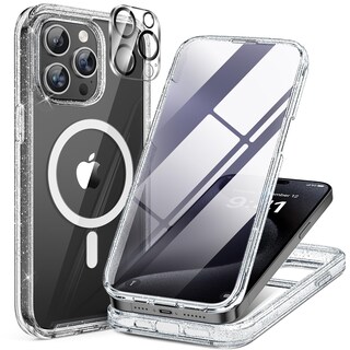 Foto 1 | Funda Para Teléfono Miracase Magnetic Con Pantalla De Cristal Para Iphone 15 Pro - Venta Internacional.