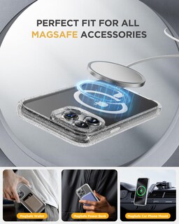 Foto 5 | Funda Para Teléfono Miracase Magnetic Con Pantalla De Cristal Para Iphone 15 Pro - Venta Internacional.