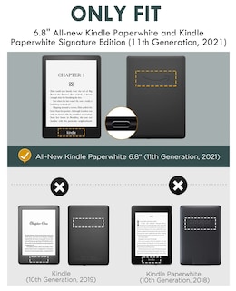 Foto 2 | Funda Moko Para Kindle Paperwhite 2021 De 6,8 Pulgadas Con Función De Encendido Y Apagado Automáticos - Venta Inte