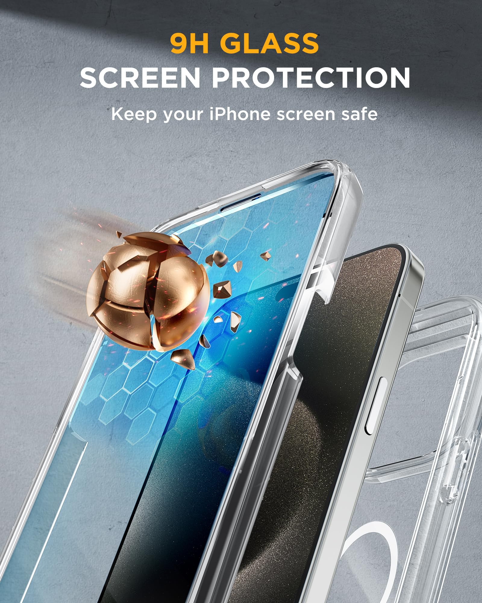 Foto 3 | Funda De Teléfono Miracase Magnetic Para Iphone 15 Pro Con Magsafe - Venta Internacional.