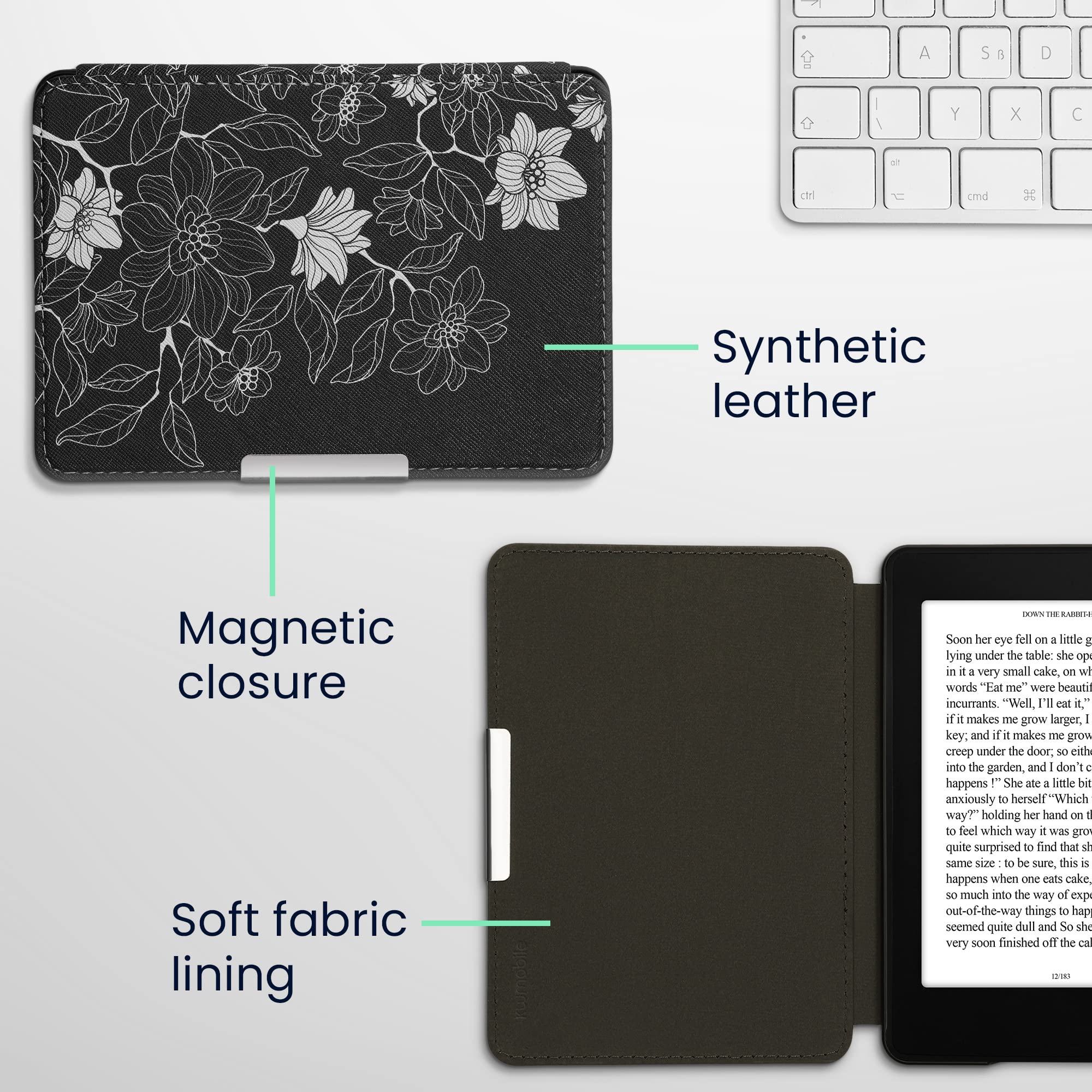 Foto 6 pulgar | Funda Kwmobile Compatible Con Amazon Kindle Paperwhite White - Venta Internacional.
