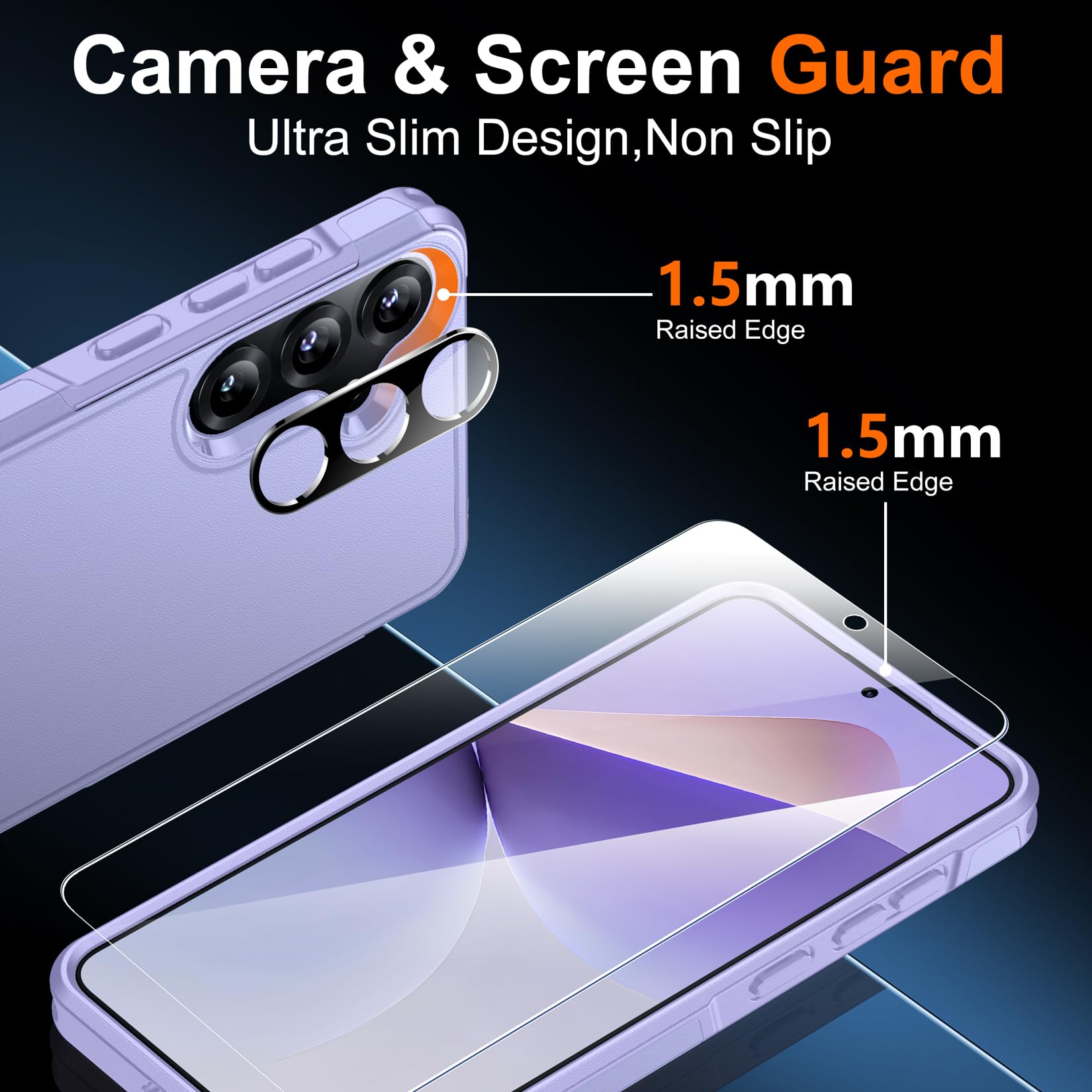 Foto 6 pulgar | Funda De Teléfono Spidercase Diseñada Para Samsung Galaxy S25 Purple - Venta Internacional.