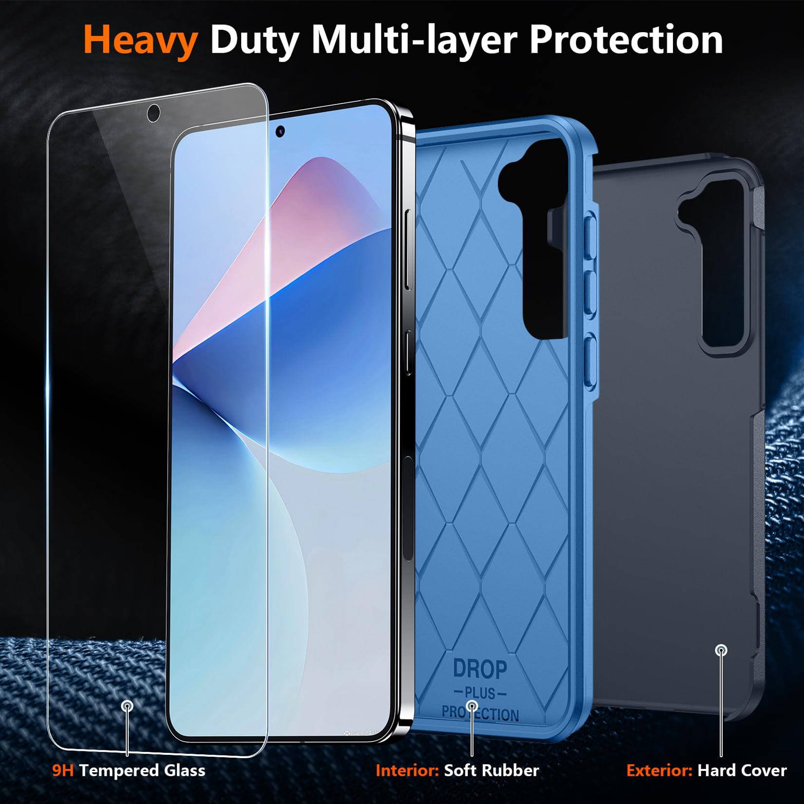 Foto 5 pulgar | Funda De Teléfono Spidercase Para Samsung Galaxy S25 Plus Con Protectores - Venta Internacional.
