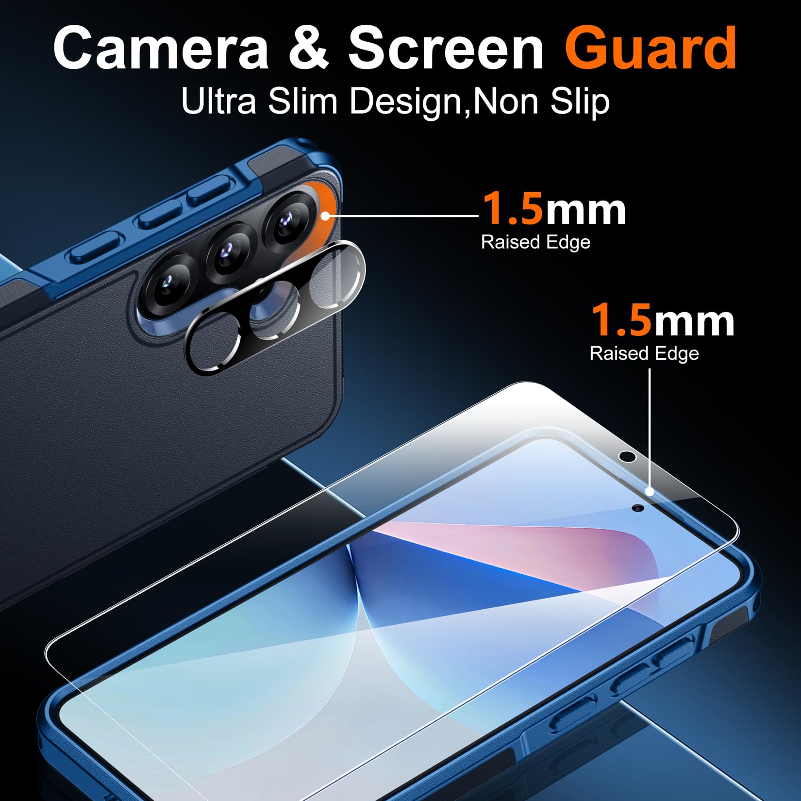 Foto 5 | Funda De Teléfono Spidercase Para Samsung Galaxy S25 Plus Con Protectores - Venta Internacional.