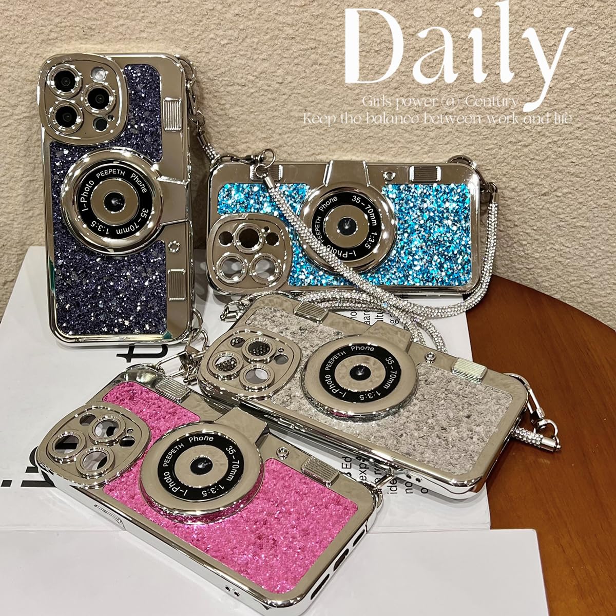 Foto 8 pulgar | Funda Para Teléfono Qokcoahn Compatible Con Iphone 15 Pro, Color Morado - Venta Internacional.