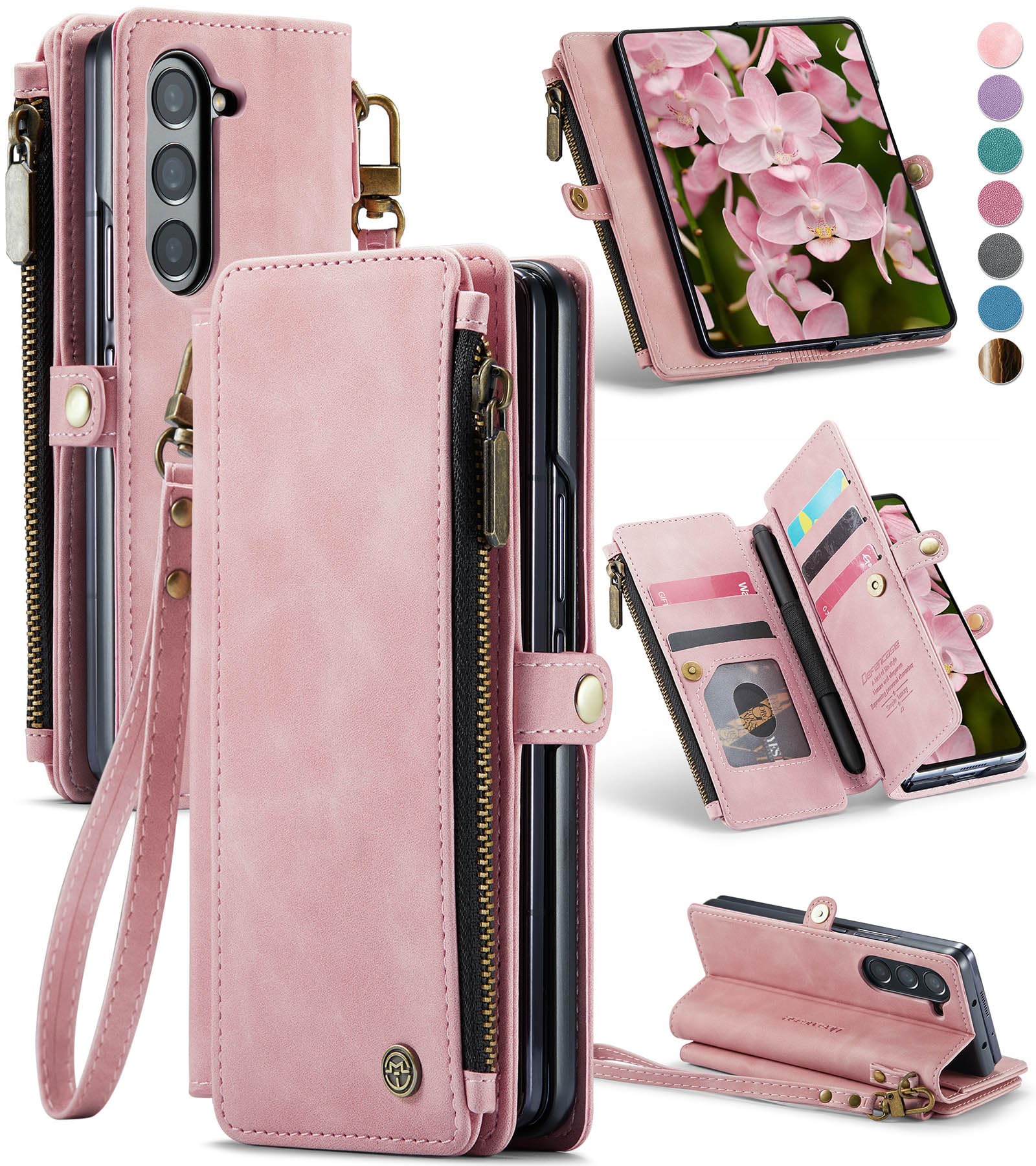 Foto 2 pulgar | Funda Tipo Cartera Compatible Con Samsung Galaxy Z Fold 6 - Venta Internacional.