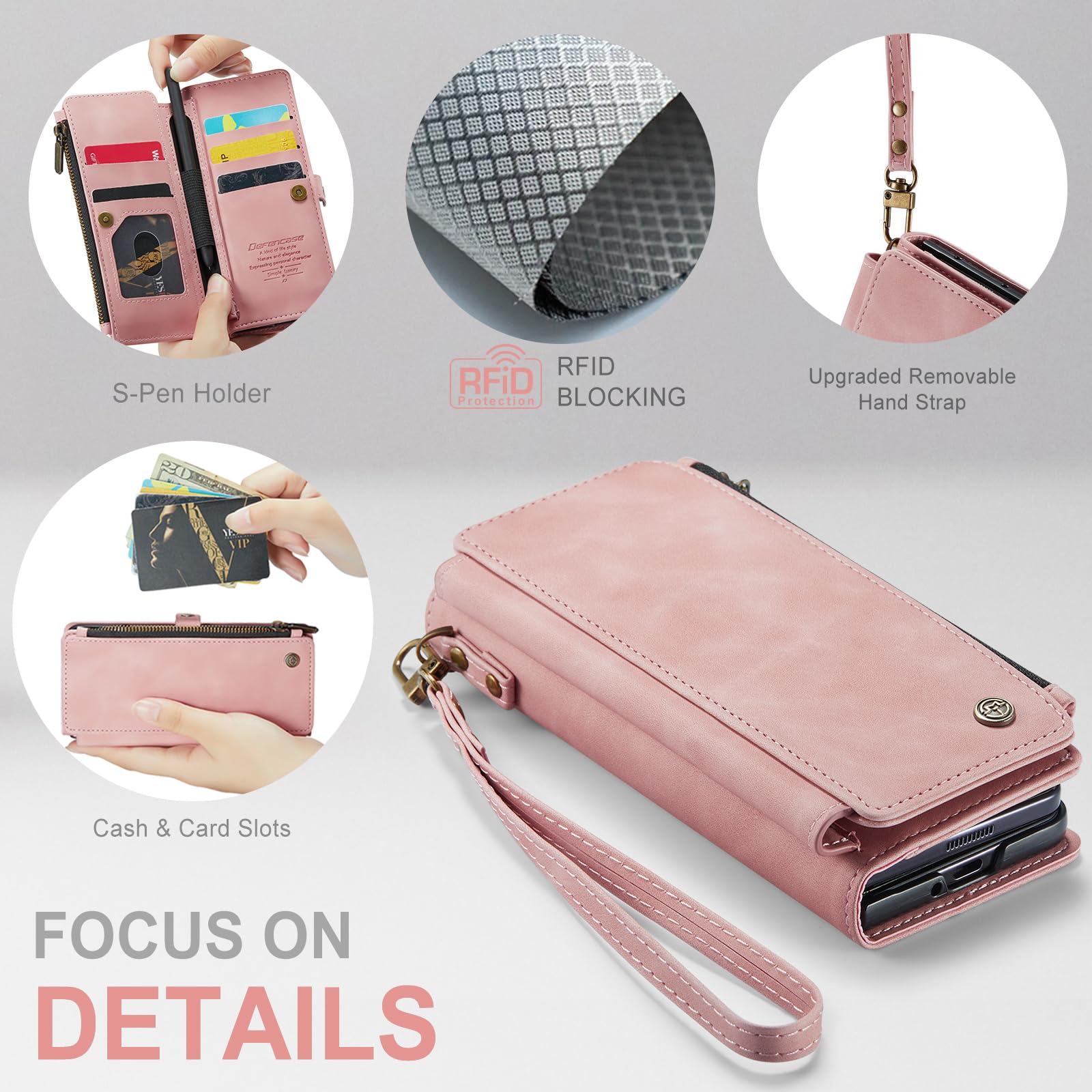 Foto 5 pulgar | Funda Tipo Cartera Compatible Con Samsung Galaxy Z Fold 6 - Venta Internacional.