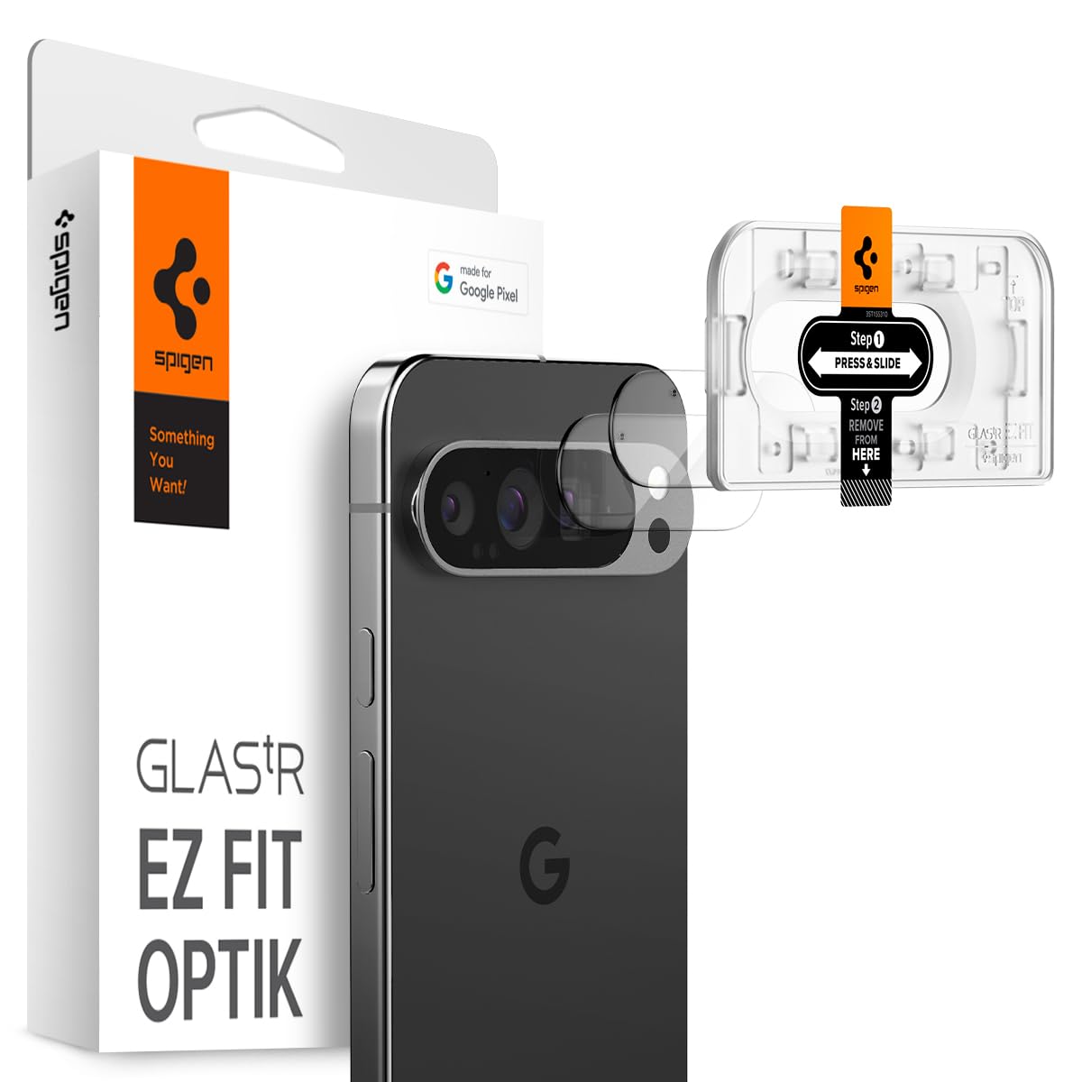Foto 2 pulgar | Protector De Pantalla Para Lente De Cámara Spigen Glastr Ez Fit Pixel 9 Pro - Venta Internacional.