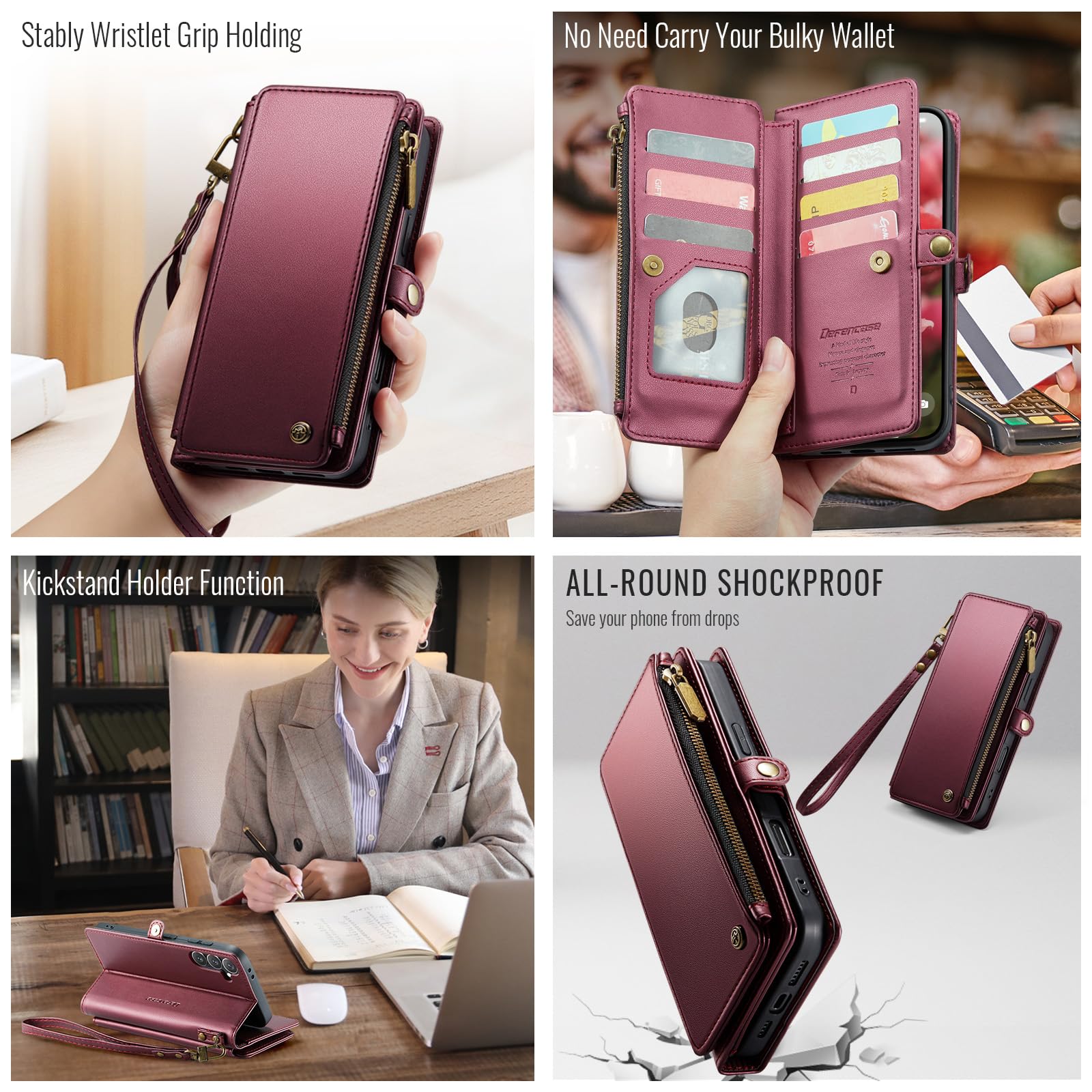 Foto 5 pulgar | Funda De Teléfono Defencase Compatible Con Samsung Galaxy S24 Plus - Venta Internacional.