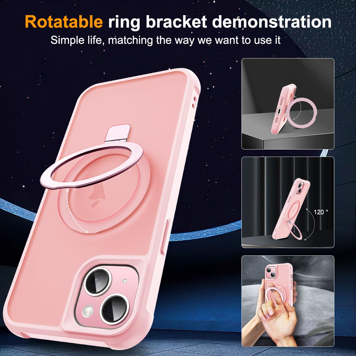 Foto 2 | Funda De Teléfono Skylmw Compatible Con Iphone 15 6.1 Con Magsafe - Venta Internacional.