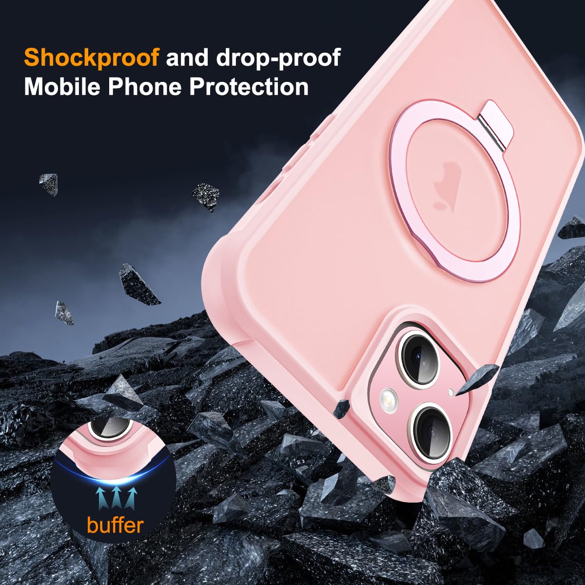 Foto 8 pulgar | Funda De Teléfono Skylmw Compatible Con Iphone 15 6.1 Con Magsafe - Venta Internacional.