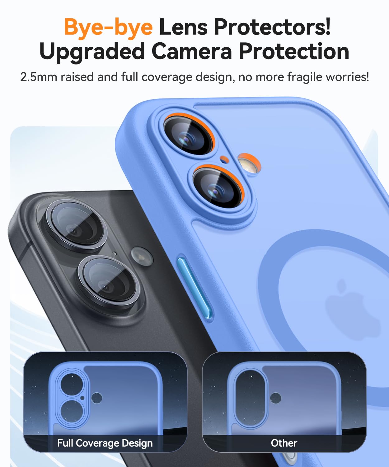 Foto 5 pulgar | Funda Magnética Canshn Para Iphone 16 Plus Ultramarine - Venta Internacional.