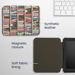 Foto 5 | Funda Para Lector Electrónico Kwmobile Compatible Con Barnes & Noble Nook Glowlight 4/4e - Venta Internacional.
