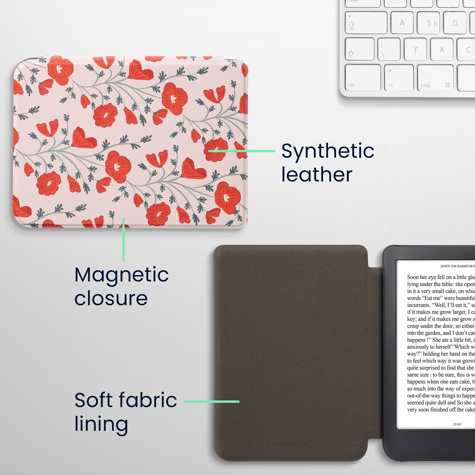 Foto 6 pulgar | Funda Para Lector Electrónico Kwmobile Compatible Con Kobo Clara 2e/tolino Shine 4 - Venta Internacional.