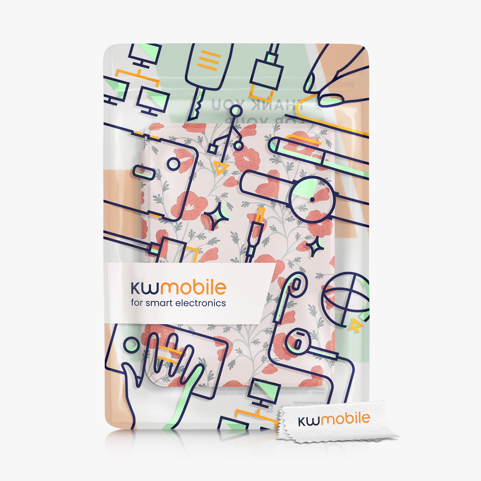 Foto 7 | Funda Para Lector Electrónico Kwmobile Compatible Con Kobo Clara 2e/tolino Shine 4 - Venta Internacional.