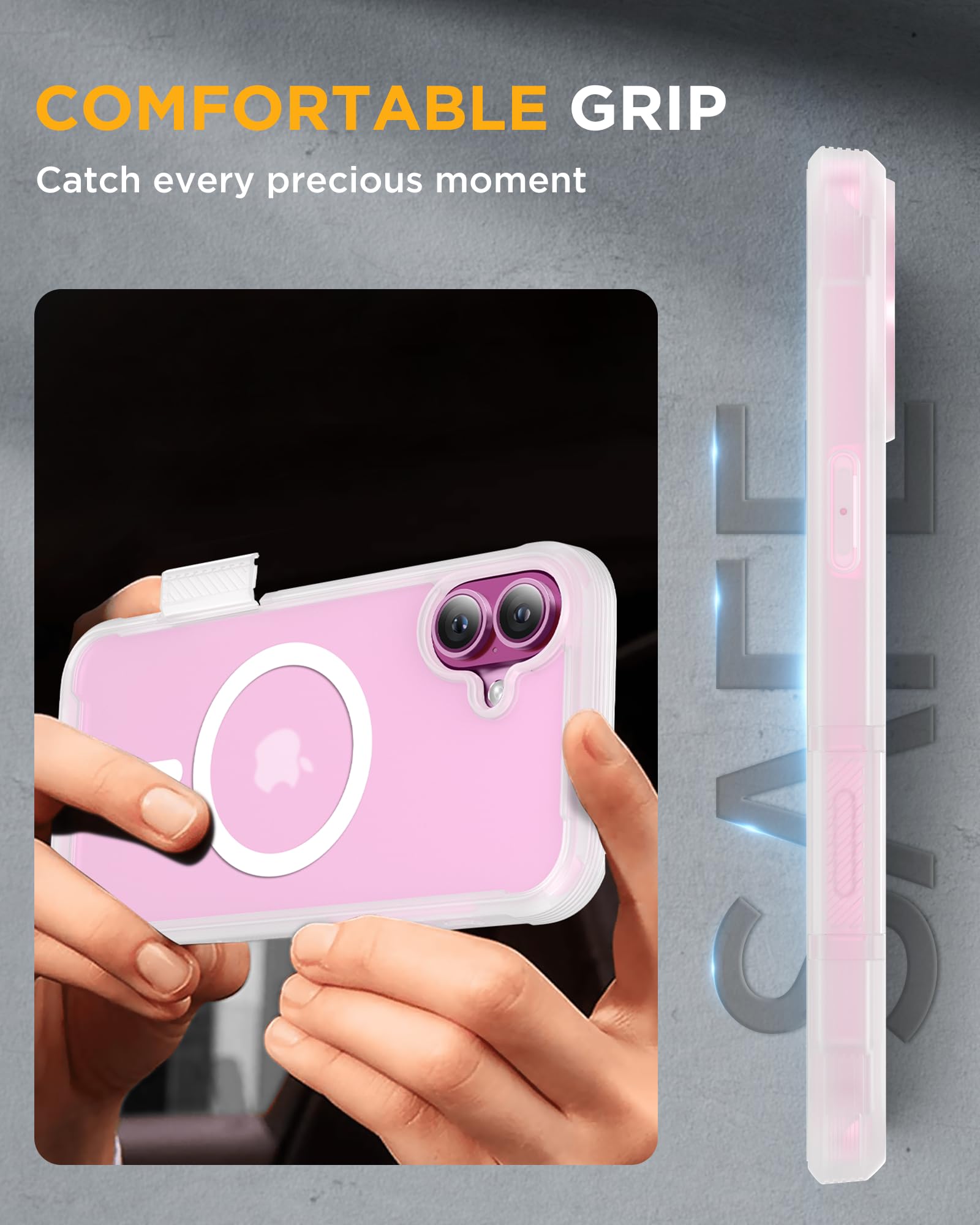 Foto 6 pulgar | Funda Magnética Miracase Para Iphone 16 Plus Con Pantalla - Venta Internacional.
