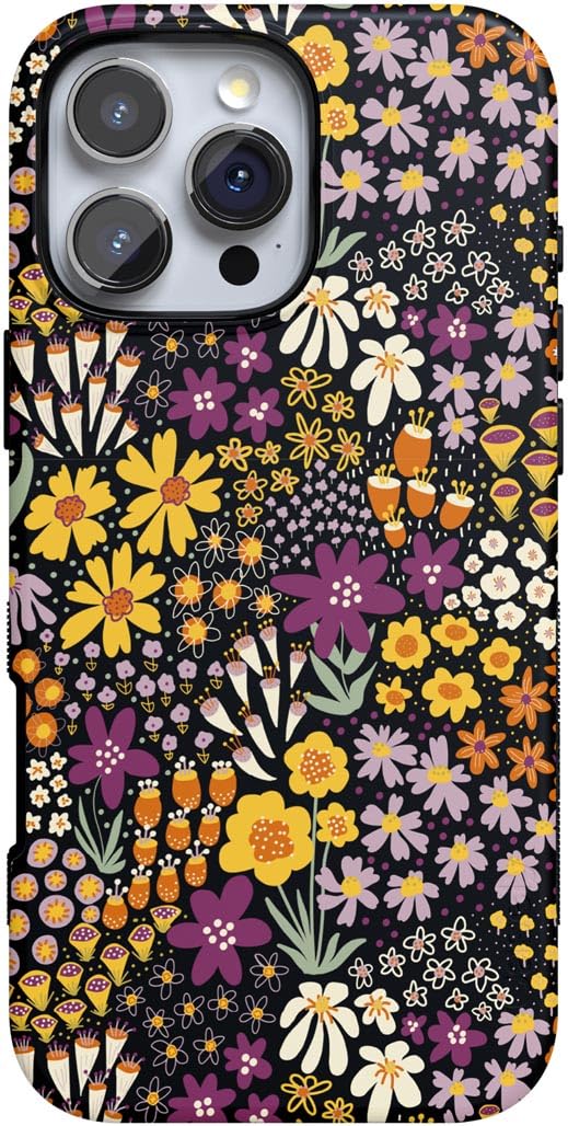 Funda De Teléfono Casely Falling For You Plum Floral Para Iphone 16 Pro - Venta Internacional.