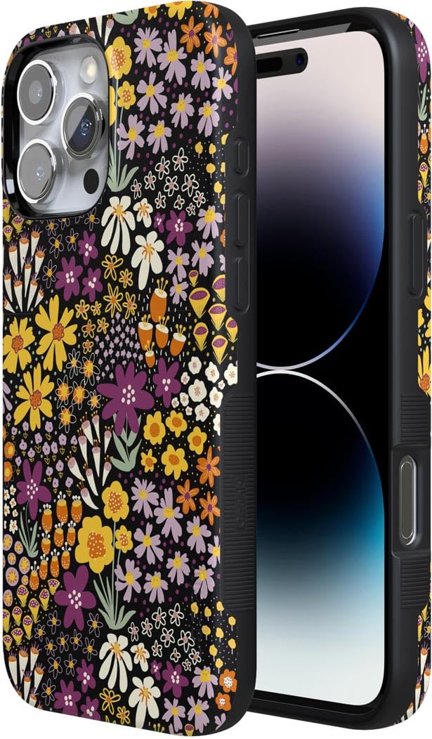 Foto 5 pulgar | Funda De Teléfono Casely Falling For You Plum Floral Para Iphone 16 Pro - Venta Internacional.