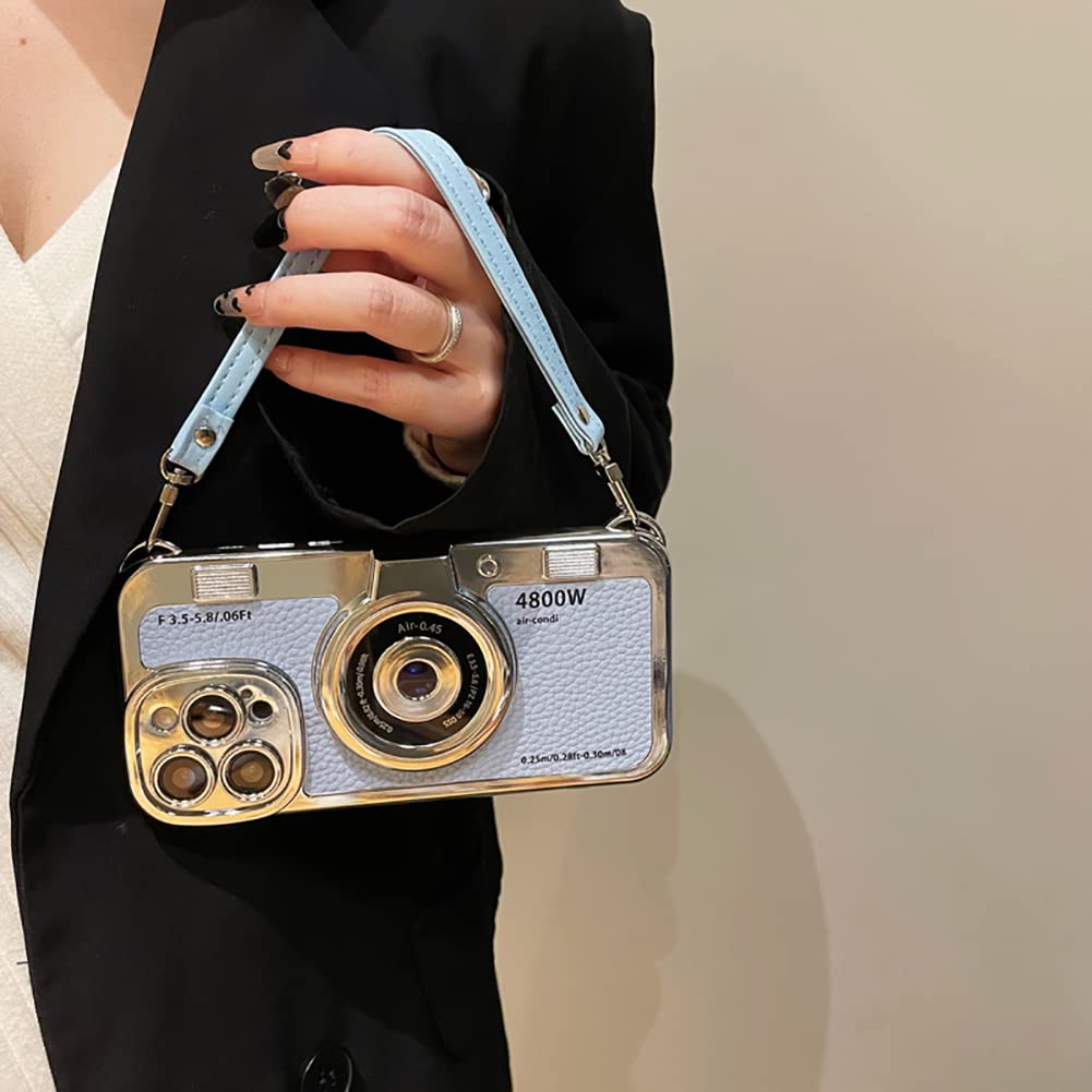 Foto 5 | Funda Para Teléfono Qokcoahn Compatible Con Iphone 16 Plus, Color Azul - Venta Internacional.