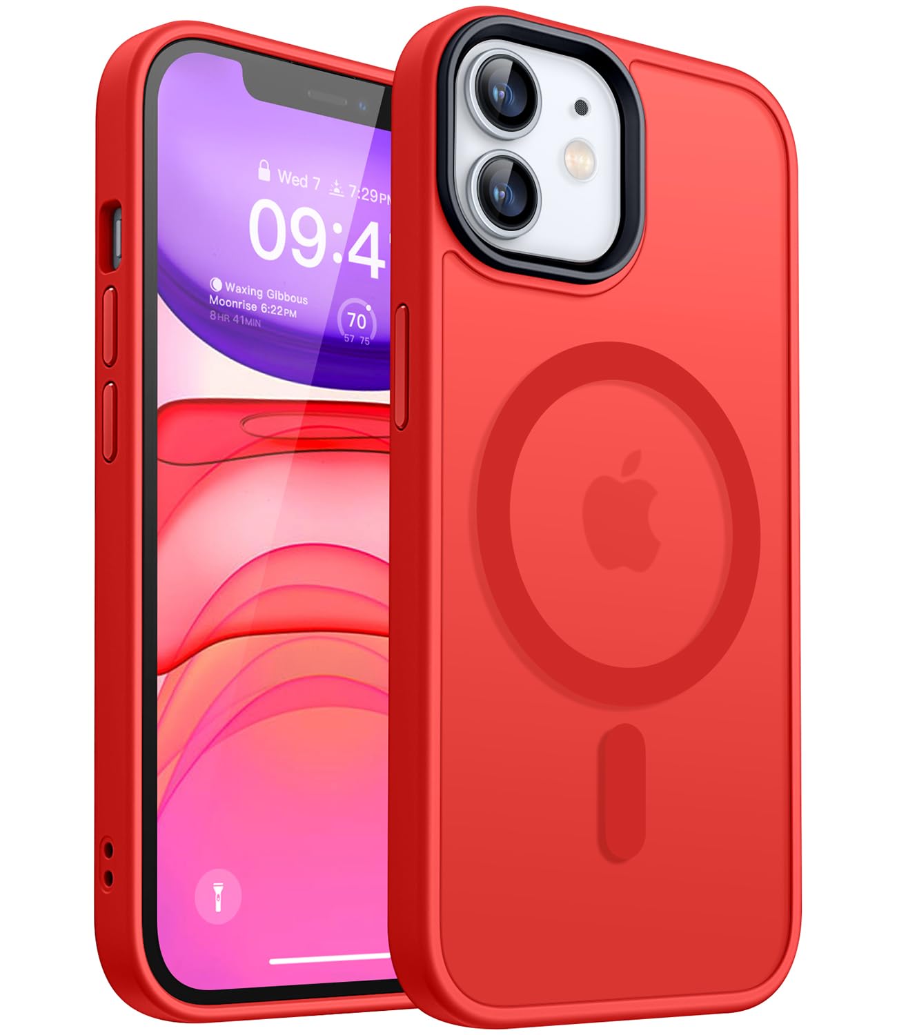 Foto 1 | Funda Magnética Canshn Para Iphone 11 De 6.1 Pulgadas, Color Rojo - Venta Internacional.