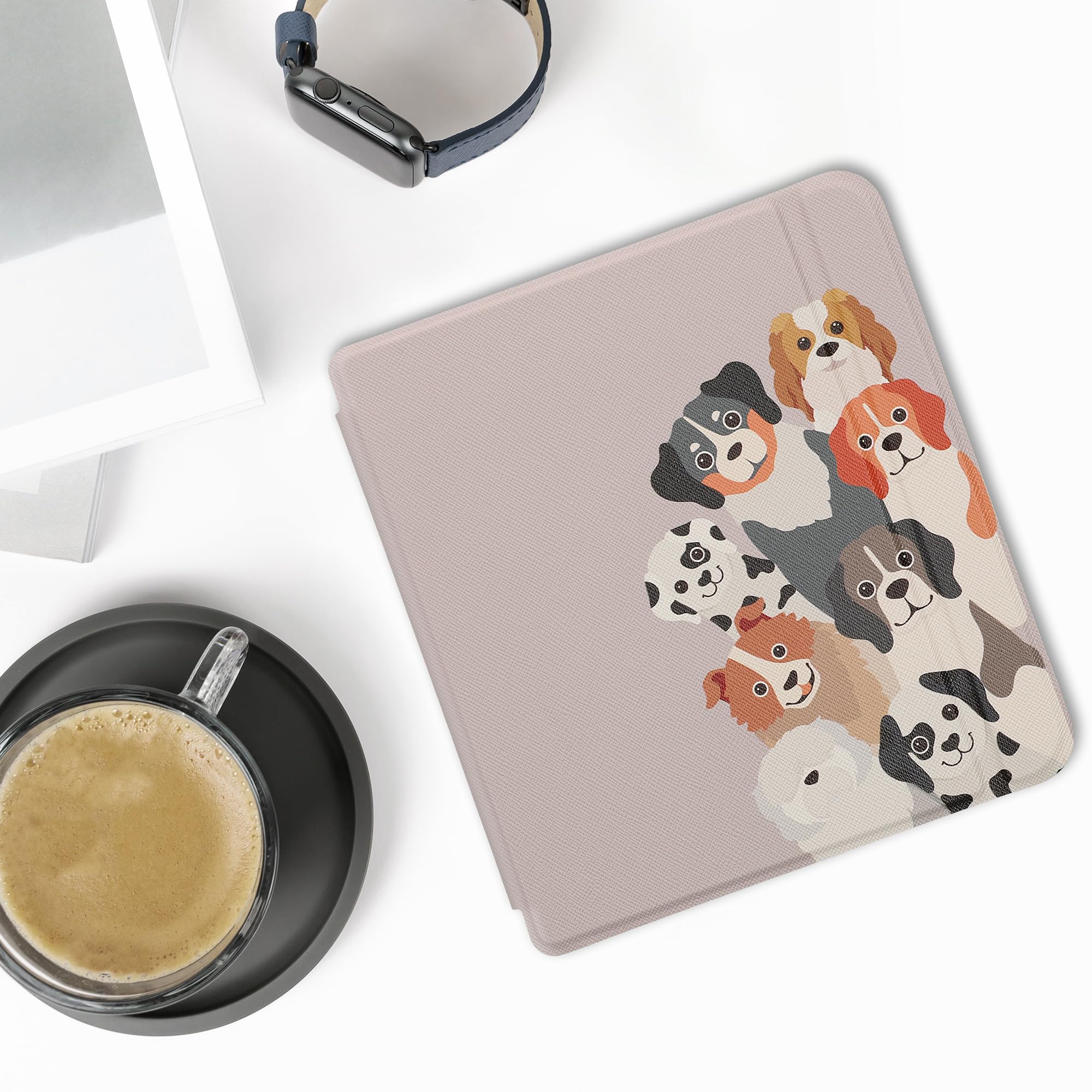 Foto 2 | Funda Kwmobile Compatible Con El Lector Electrónico Kobo Libra 2 - Venta Internacional.