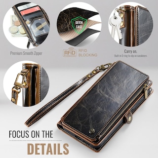 Foto 4 | Funda De Piel Sintética Tipo Cartera Para Samsung Galaxy A14 5g, Color Café - Venta Internacional.