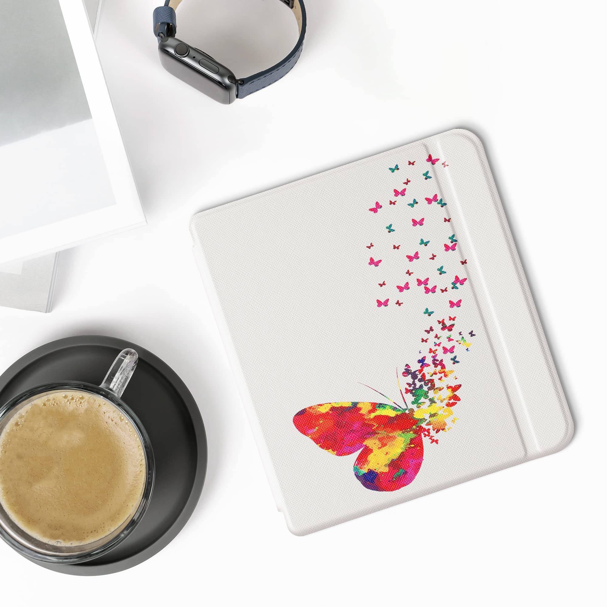 Foto 2 | Funda Kwmobile Compatible Con El Lector Electrónico Kobo Libra 2 - Venta Internacional.