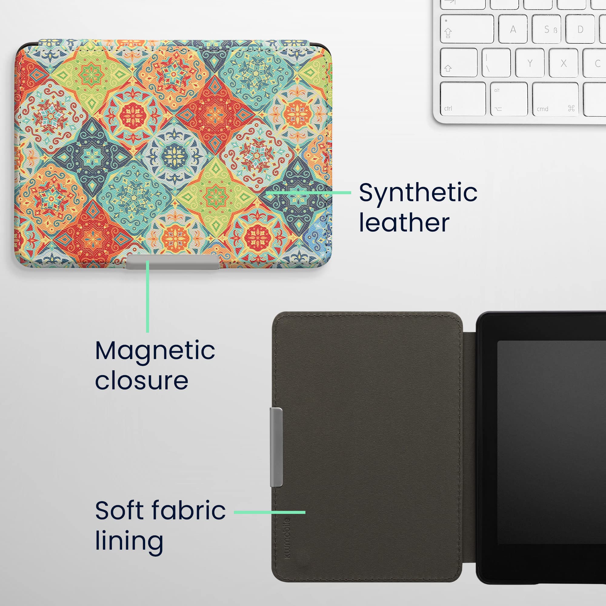Foto 6 pulgar | Funda Kwmobile Compatible Con Amazon Kindle Paperwhite - Venta Internacional.