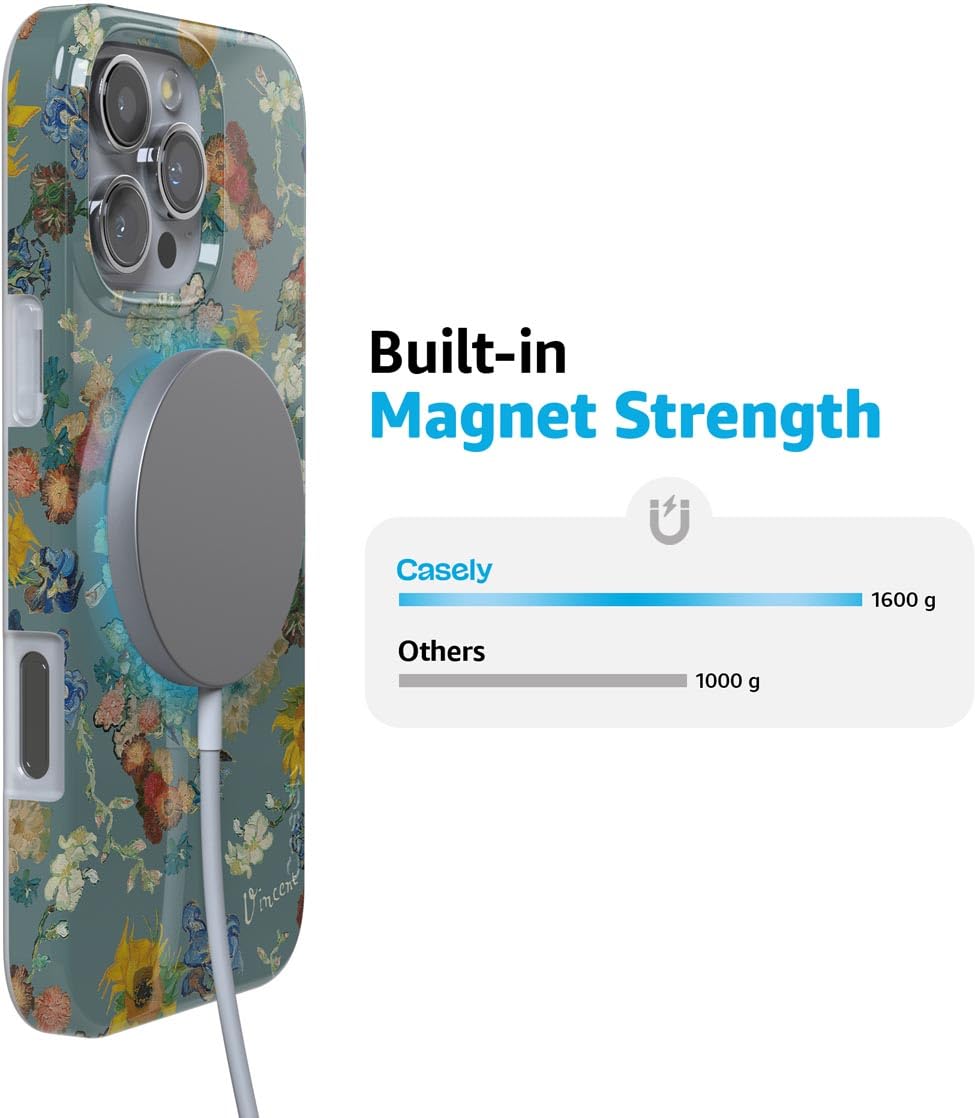 Foto 4 pulgar | Funda Para Teléfono Casely Classic Ultra Slim Van Gogh Para Iphone 16 Pro Max - Venta Internacional.
