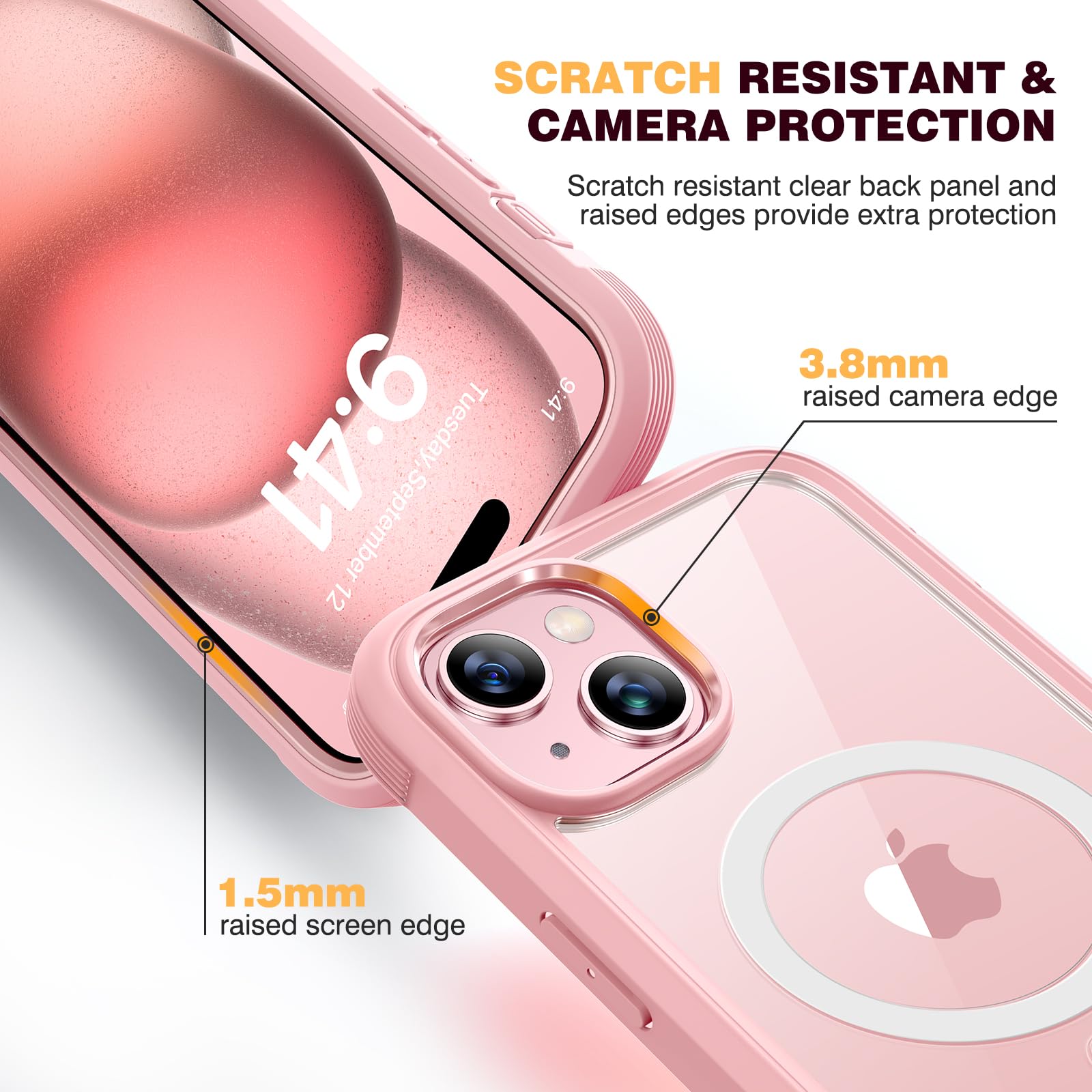 Foto 6 pulgar | Funda Magnética Diaclara Para Iphone 15 Con Protector De Pantalla - Venta Internacional.