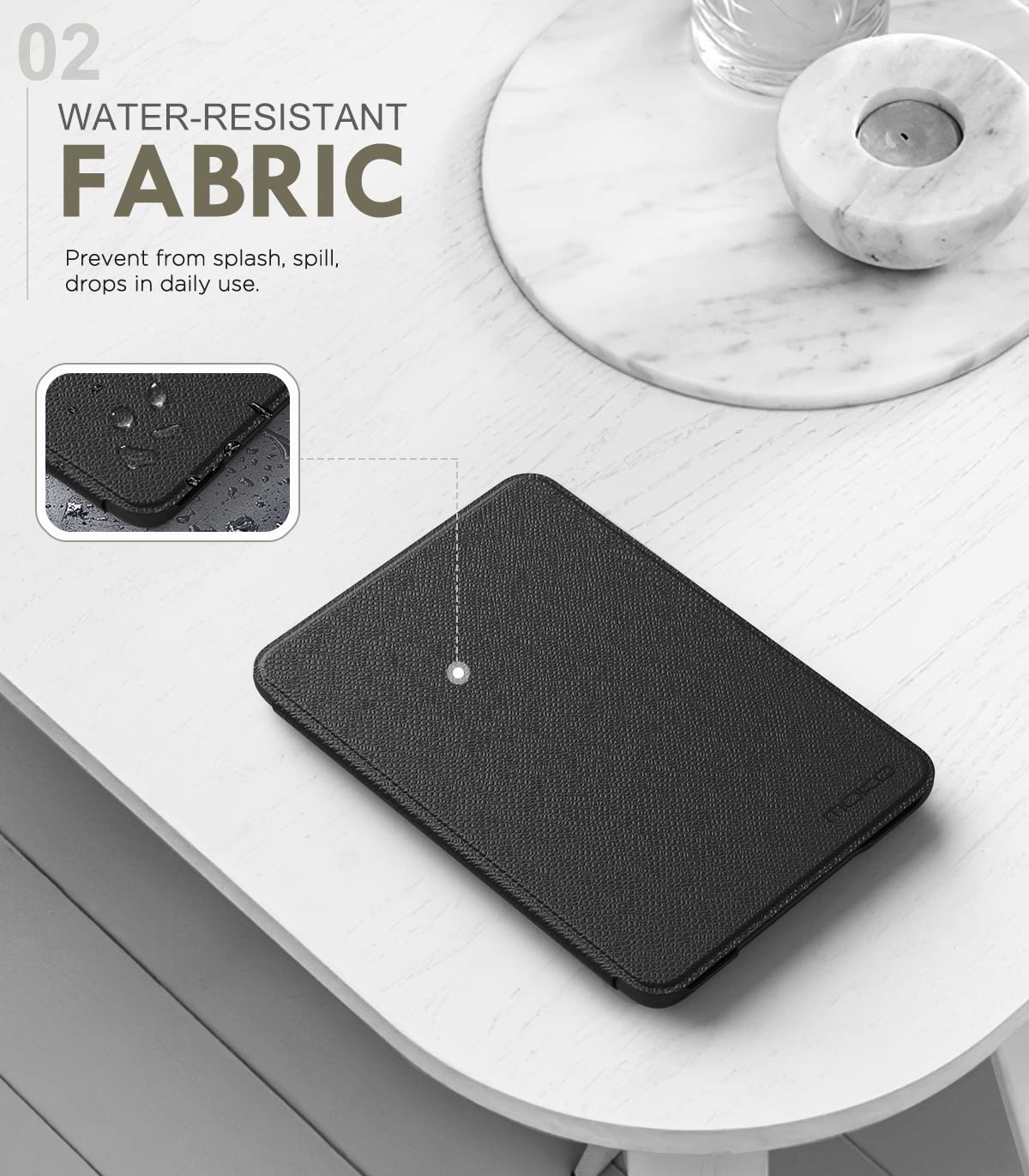 Foto 4 pulgar | Funda Moko Para Kindle 11.ª Generación 2024/2022 Totalmente Nuevo, Color Negro - Venta Internacional.