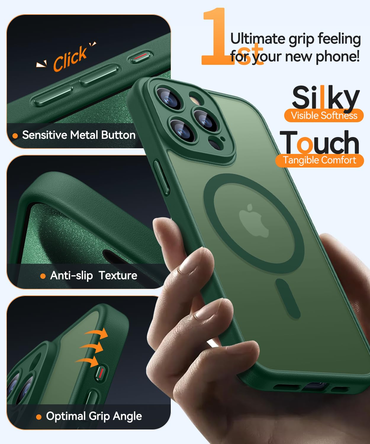 Foto 6 pulgar | Funda Magnética Canshn Compatible Con Iphone 15 Pro Max - Venta Internacional.