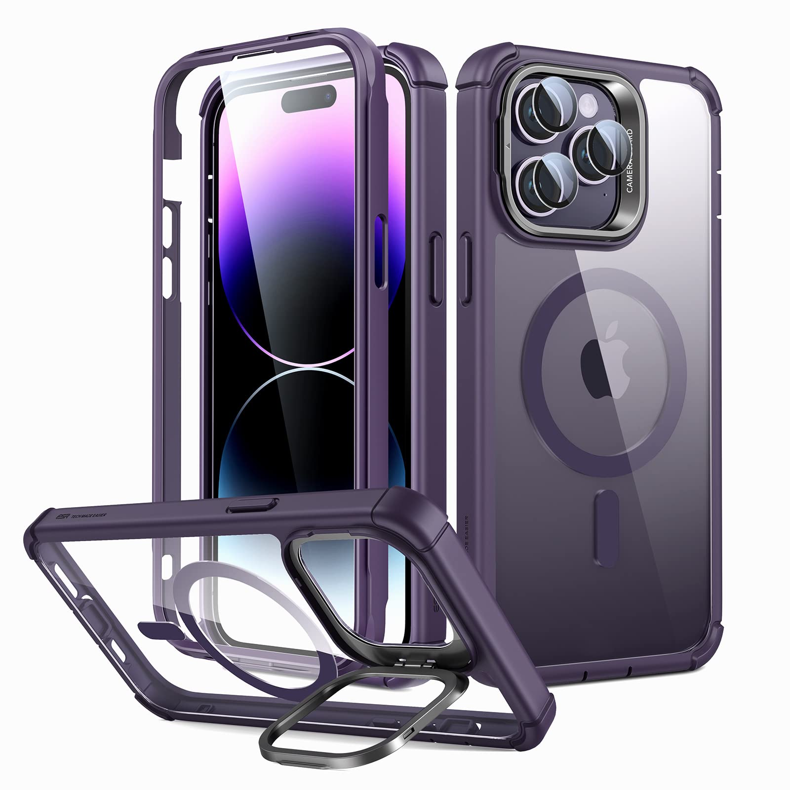 Funda Magnética Esr Para Iphone 14 Pro Con Vidrio Templado - Venta Internacional.