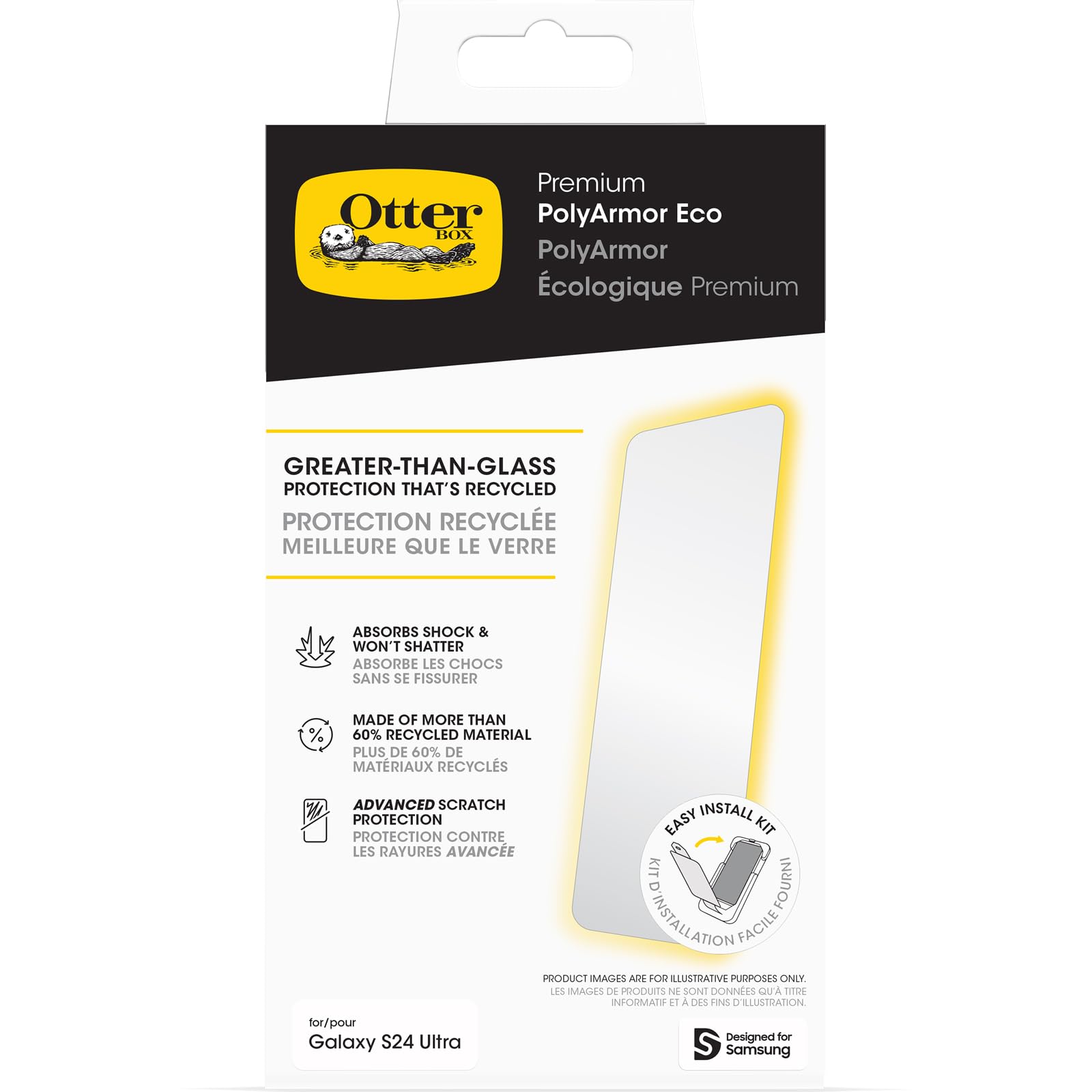 Protector De Pantalla Otterbox Para Samsung Galaxy S24 Ultra Polyarmor - Venta Internacional.