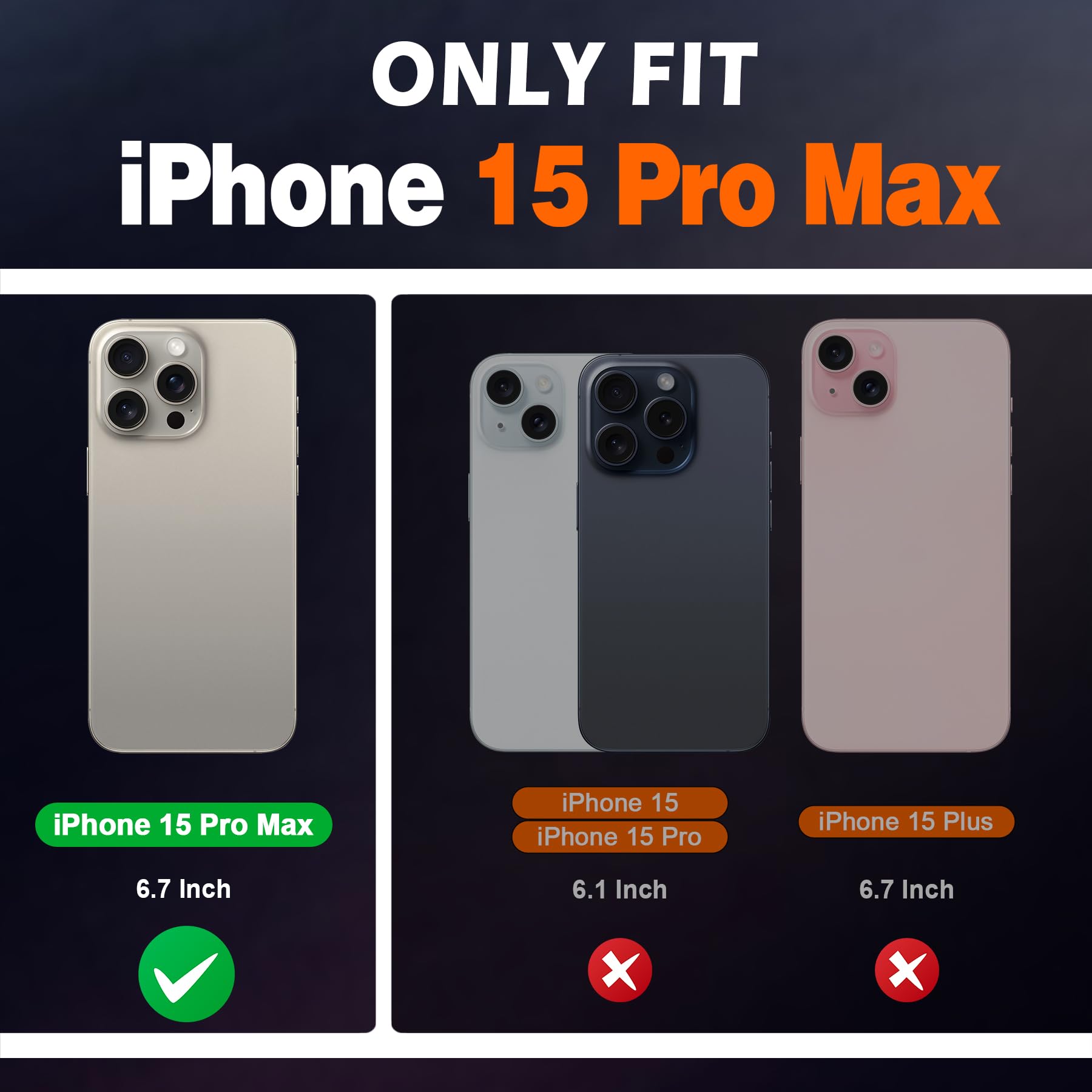 Foto 3 pulgar | Funda Shieldon Para Iphone 15 Pro Max De 6,7 Pulgadas De Piel Auténtica, Color Negro - Venta Internacional.