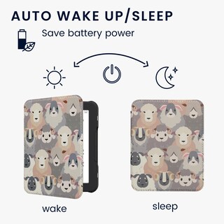 Foto 3 | Funda Para Lector Electrónico Kwmobile Compatible Con Barnes & Noble Nook Glowlight 4/4e - Venta Internacional.