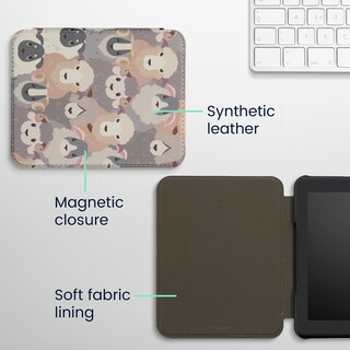 Foto 5 | Funda Para Lector Electrónico Kwmobile Compatible Con Barnes & Noble Nook Glowlight 4/4e - Venta Internacional.