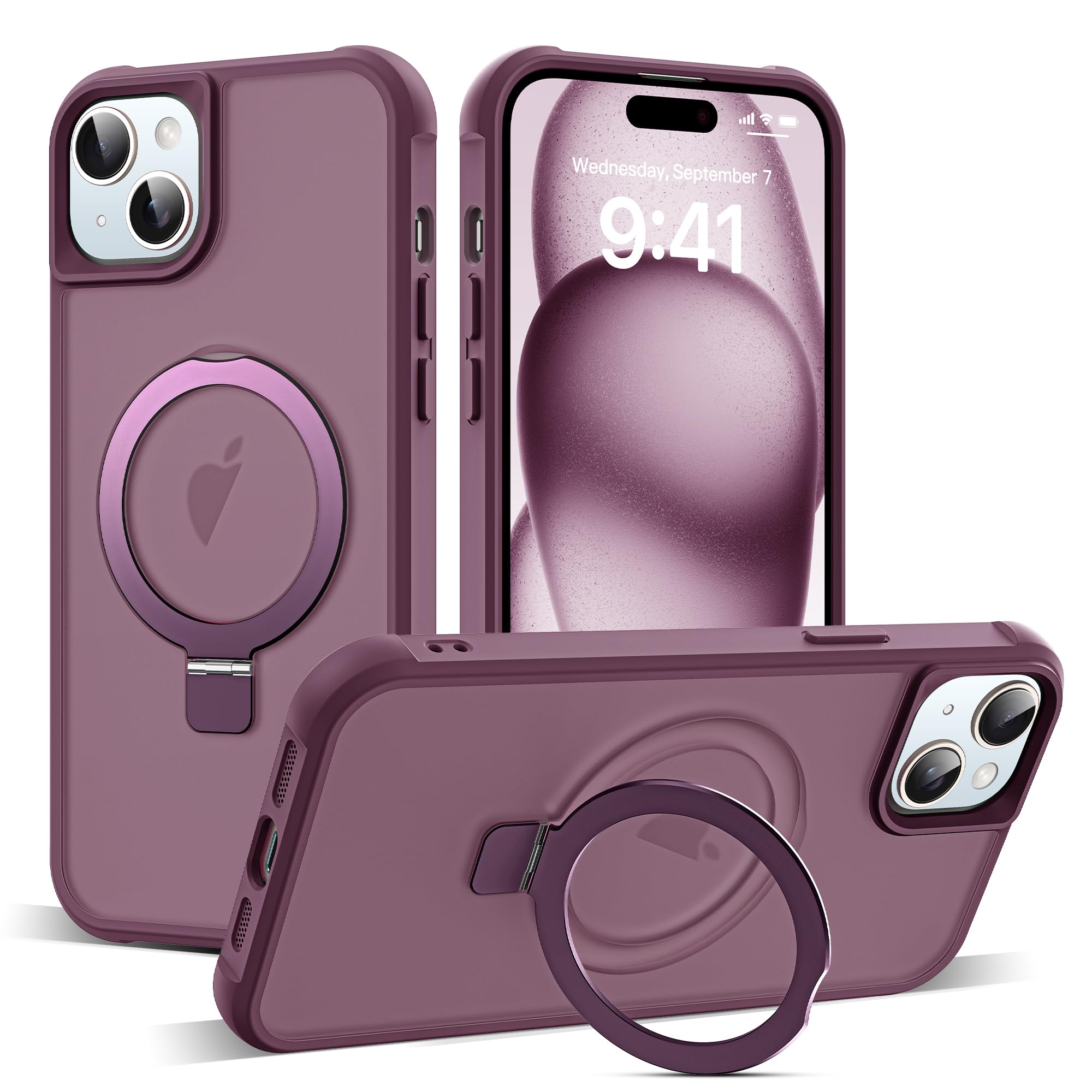 Foto 1 | Funda De Teléfono Sky-lmw Compatible Con Iphone 15 Plus, Color Rojo Vino - Venta Internacional.