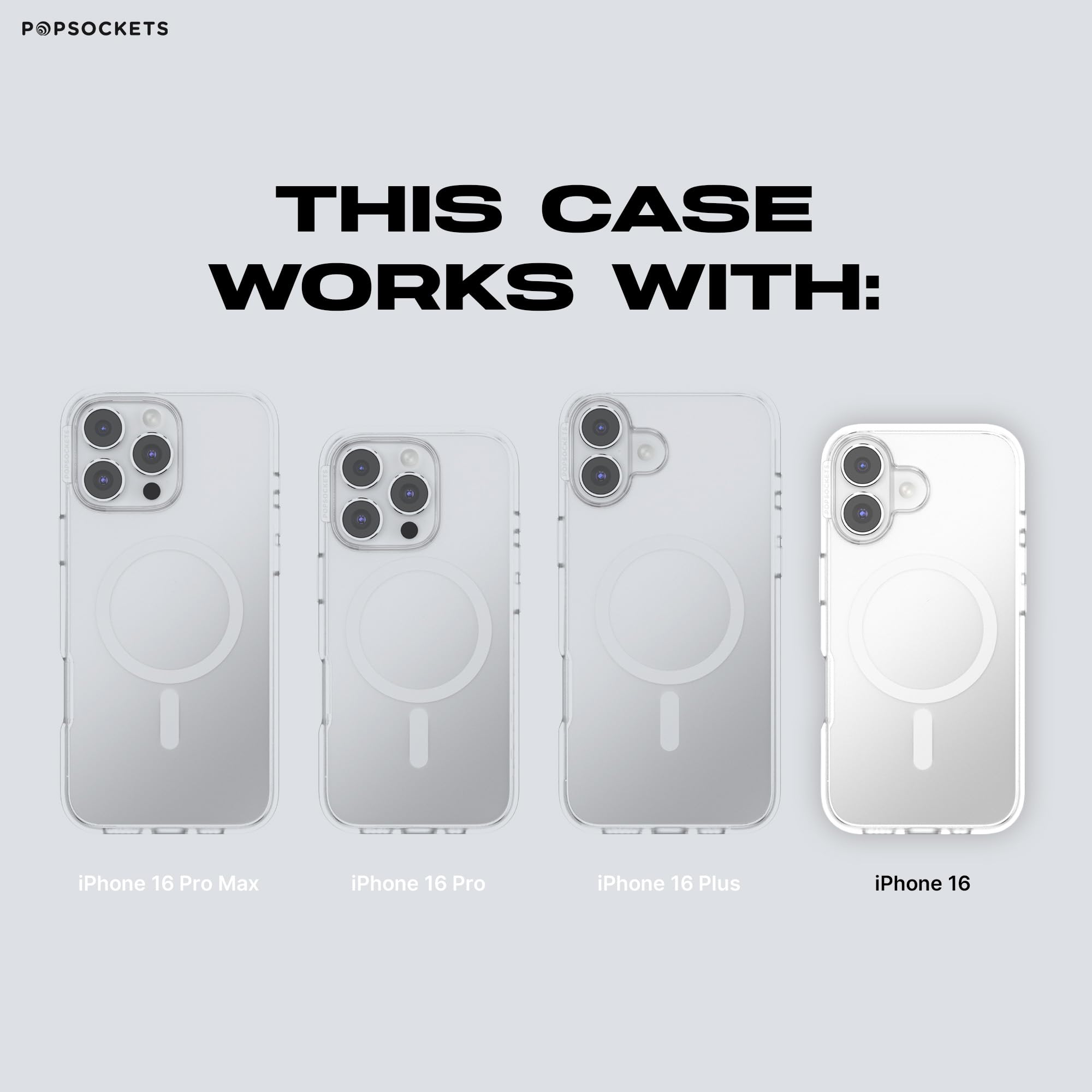 Foto 7 pulgar | Funda De Teléfono Popsockets Aura Para Iphone 16 Compatible Con Magsafe - Venta Internacional.