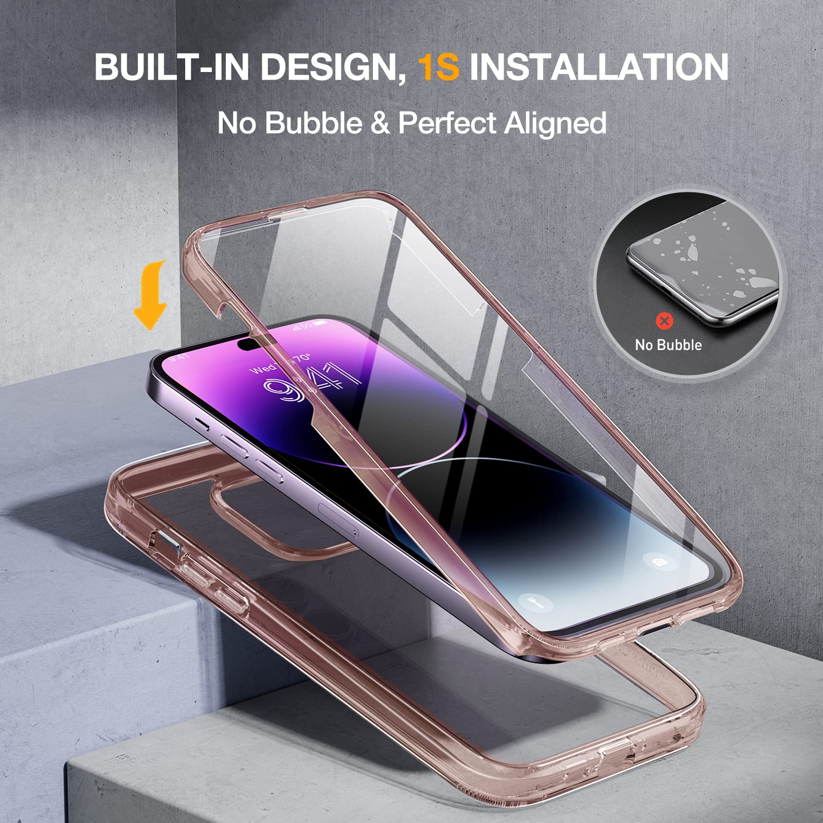Foto 4 pulgar | Funda De Teléfono Miracase Glass Series Para Iphone 14 Pro Max De 6.7 Pulgadas - Venta Internacional.