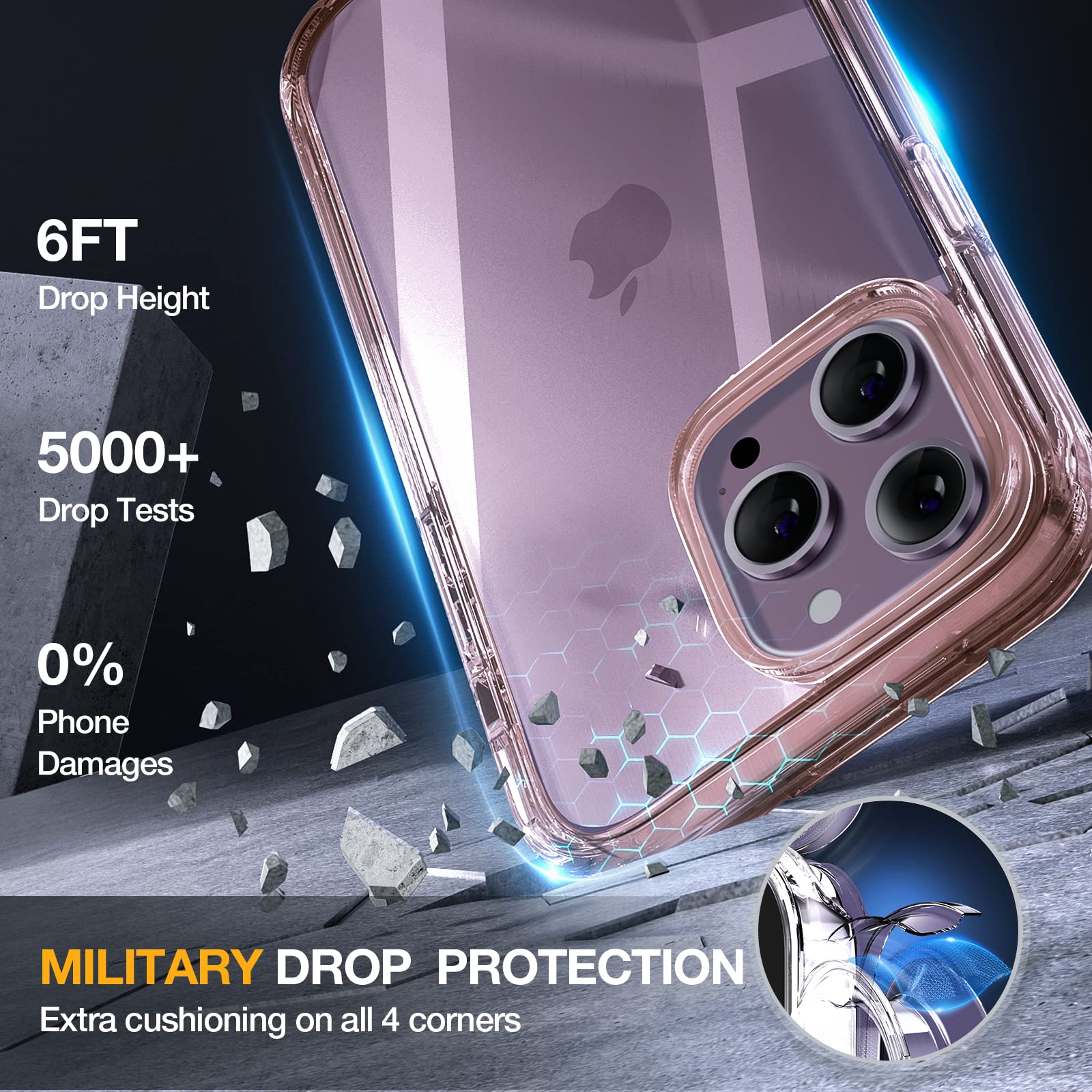 Foto 5 pulgar | Funda De Teléfono Miracase Glass Series Para Iphone 14 Pro Max De 6.7 Pulgadas - Venta Internacional.