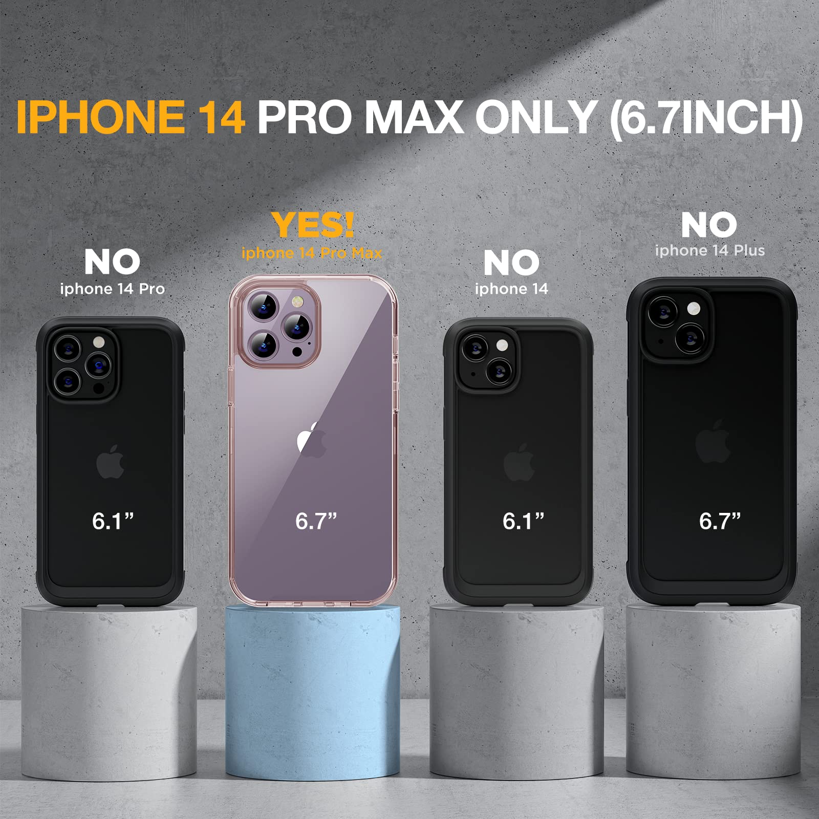 Foto 8 pulgar | Funda De Teléfono Miracase Glass Series Para Iphone 14 Pro Max De 6.7 Pulgadas - Venta Internacional.