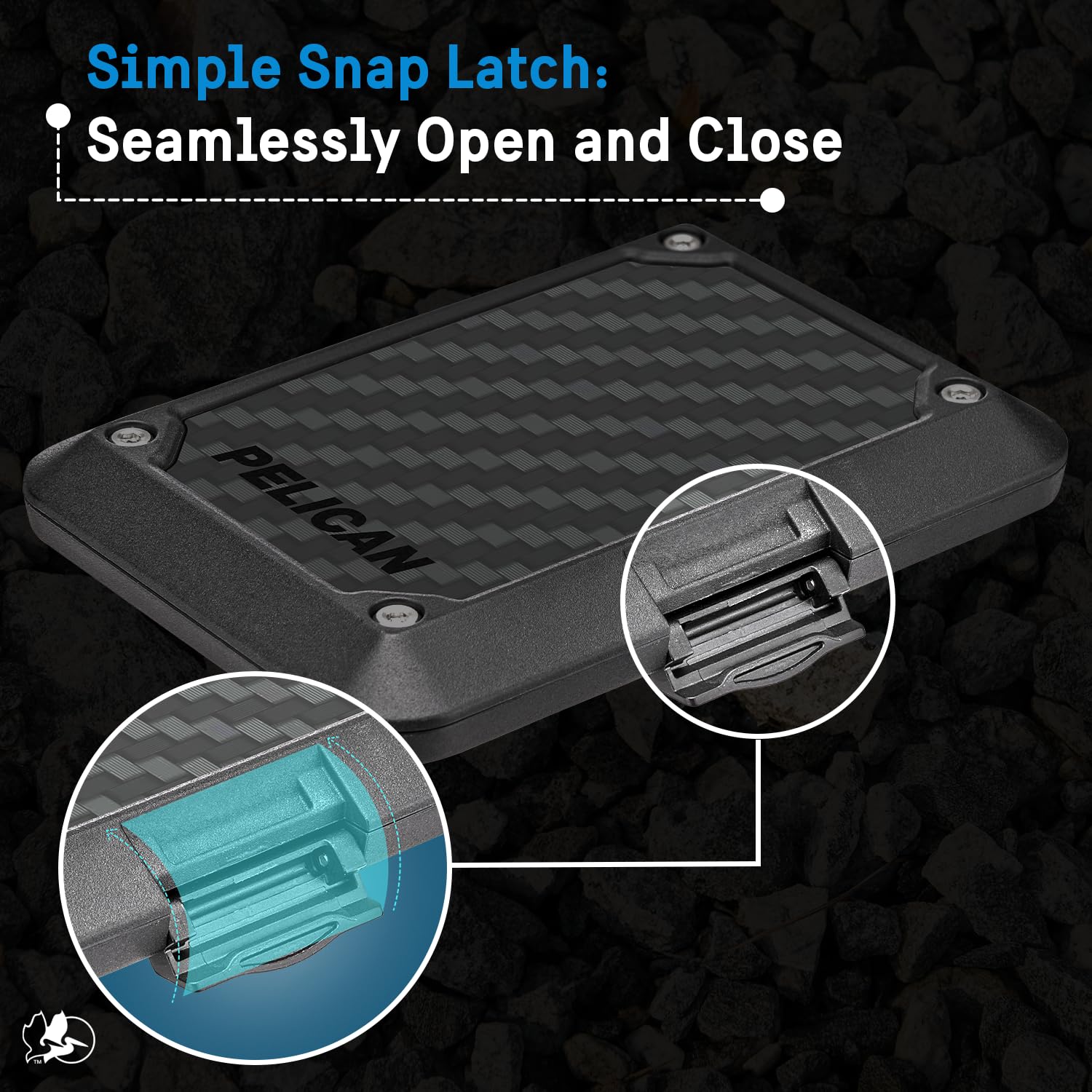 Foto 6 pulgar | Cartera Magnética Pelican Para Iphone Con Tarjetero Rfid, Color Negro - Venta Internacional.