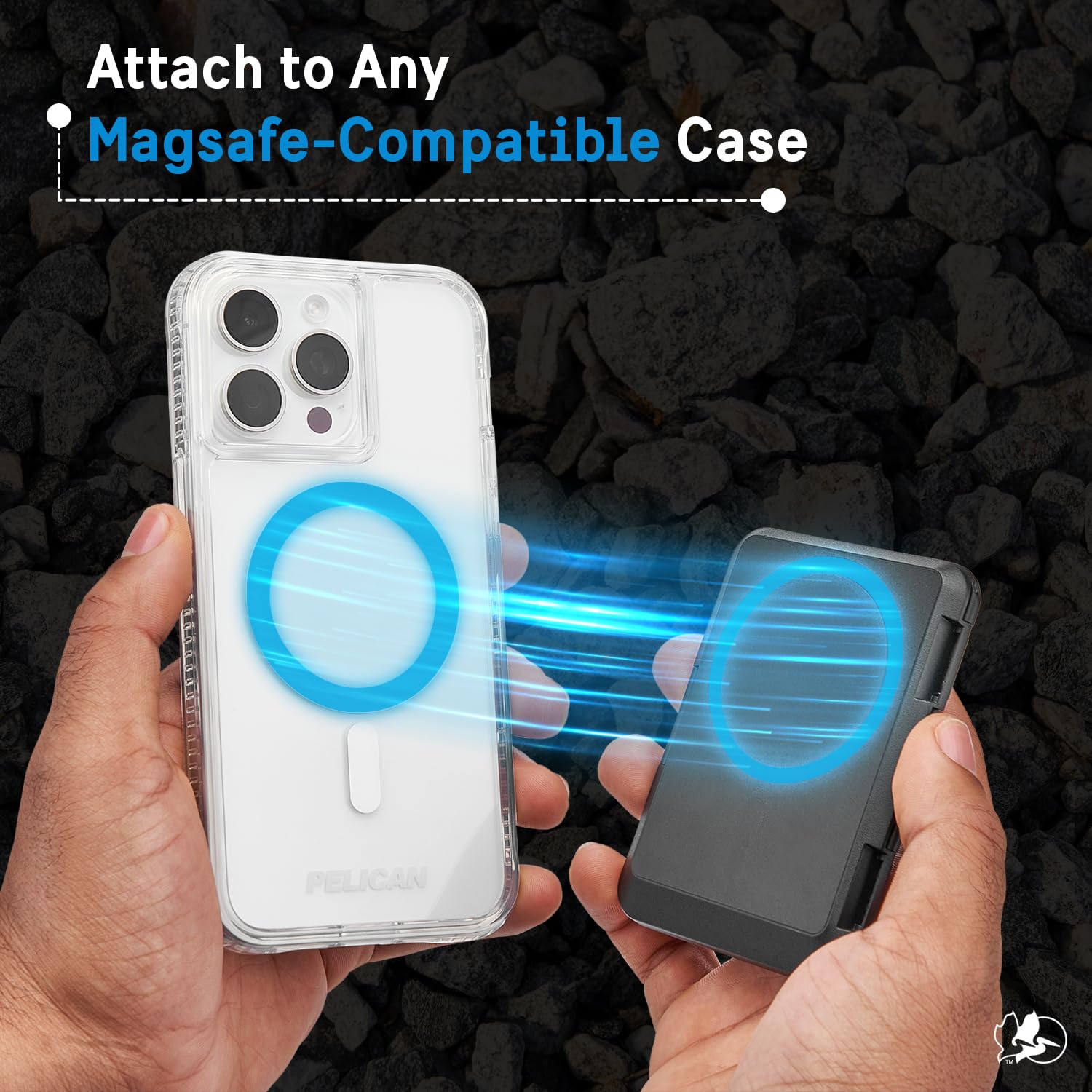 Foto 7 pulgar | Cartera Magnética Pelican Para Iphone Con Tarjetero Rfid, Color Negro - Venta Internacional.