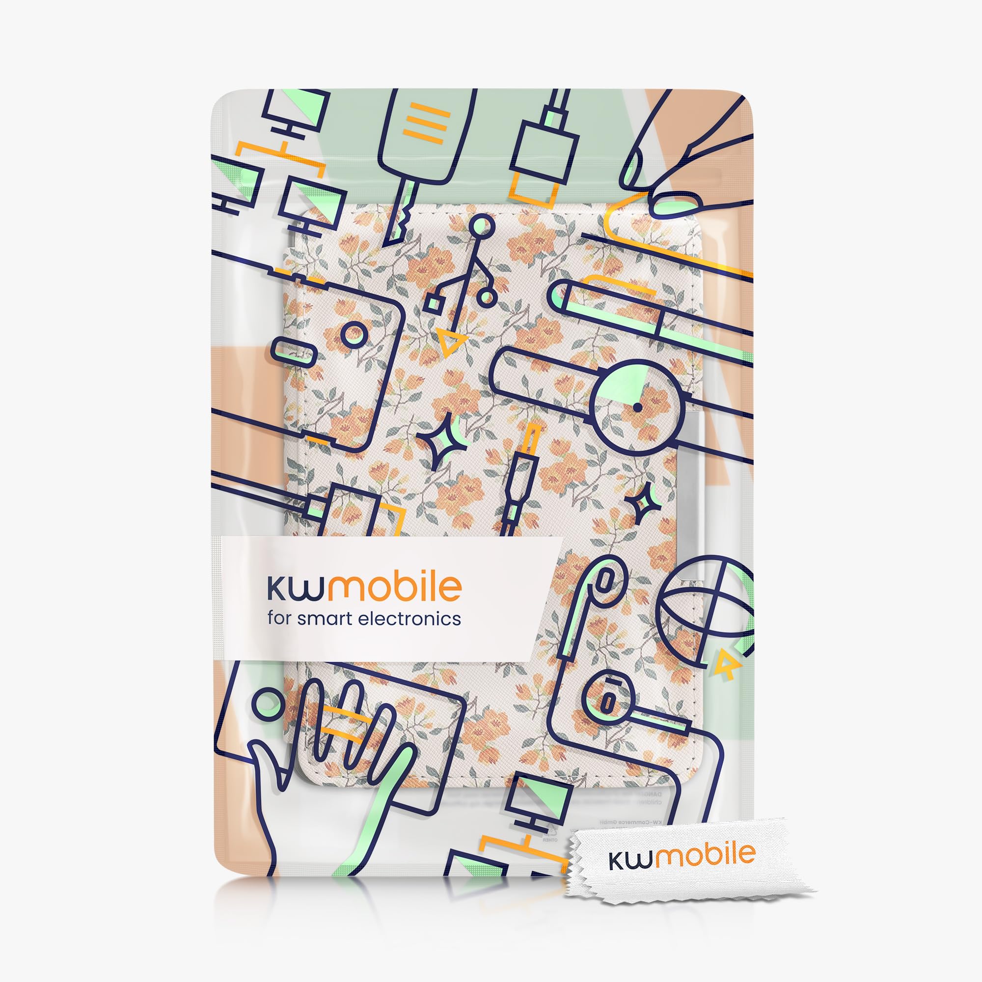 Foto 8 pulgar | Funda Kwmobile Compatible Con Amazon Kindle Paperwhite, Color Amarillo - Venta Internacional.