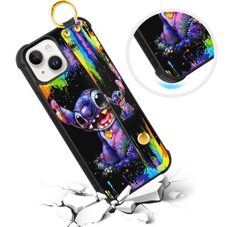 Foto 2 | Funda De Teléfono Cuwana Cartoon Para Iphone 15 Plus De 6.7 Pulgadas Con Cordón - Venta Internacional.