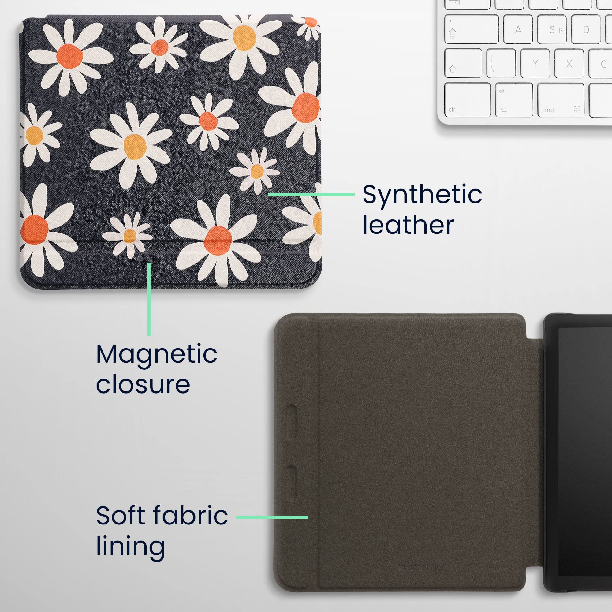 Foto 5 | Funda Kwmobile Compatible Con El Lector Electrónico Kobo Libra 2 - Venta Internacional.